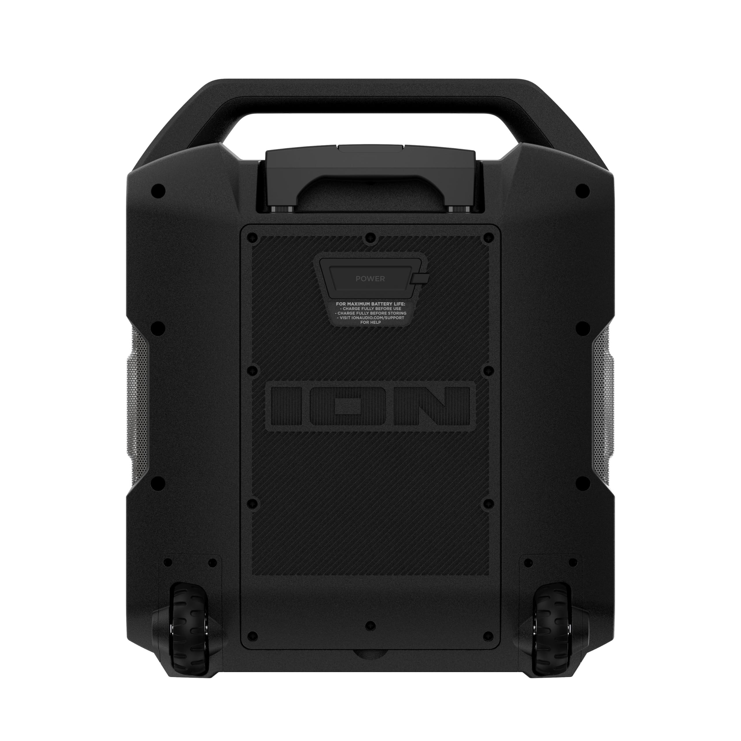 ION Block Rocker - Portable Bluetooth Outdoor Party Speaker with Karaoke Microphone, Battery, 4 Speakers, Radio, USB Port, App, Water-Resistant, 120W - Image 9
