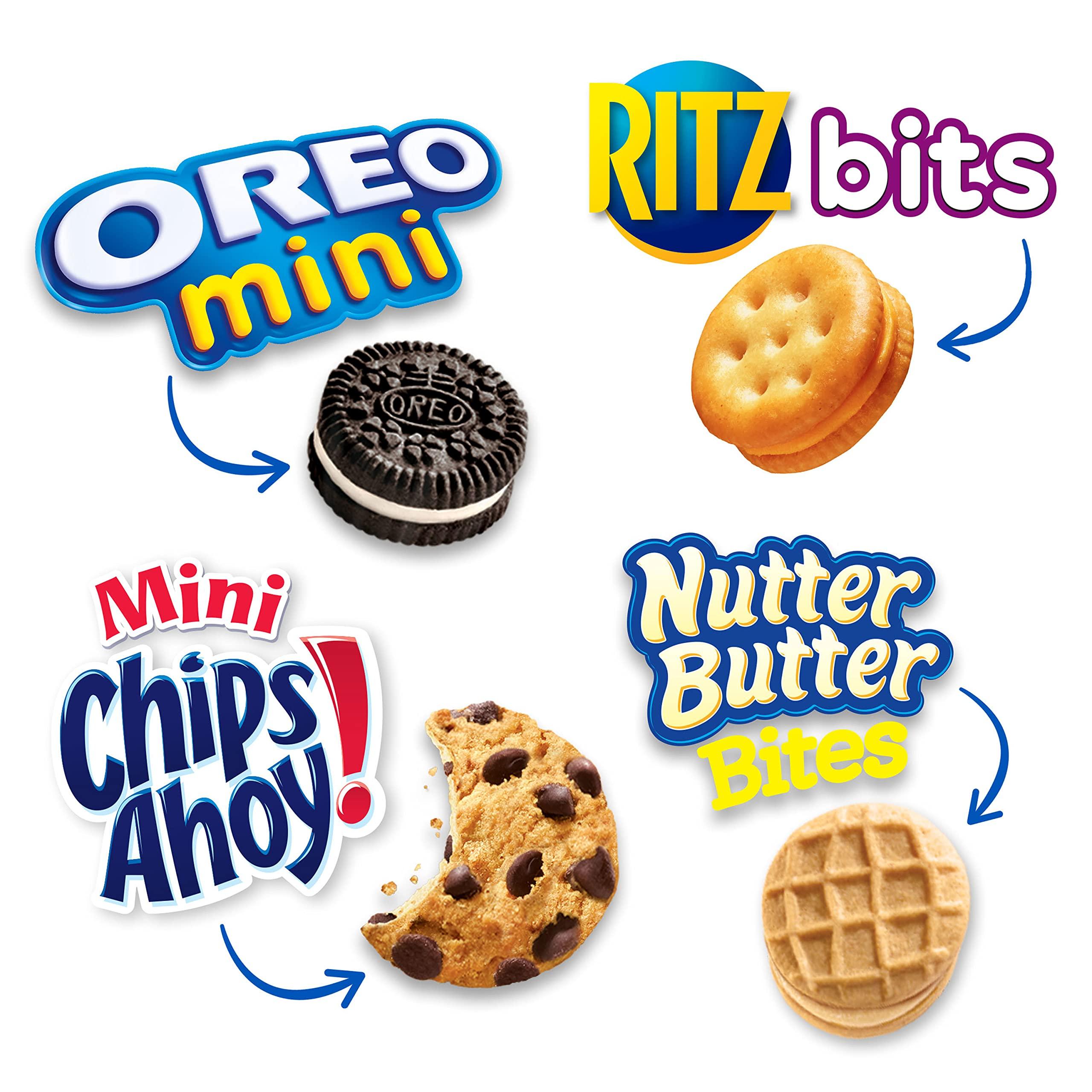 Nabisco Variety Pack OREO Mini, CHIPS AHOY! Mini, Nutter Butter Bites, RITZ Bits Cheese, 20 - 1 oz Snack Packs (Packaging May Vary) - Image 4