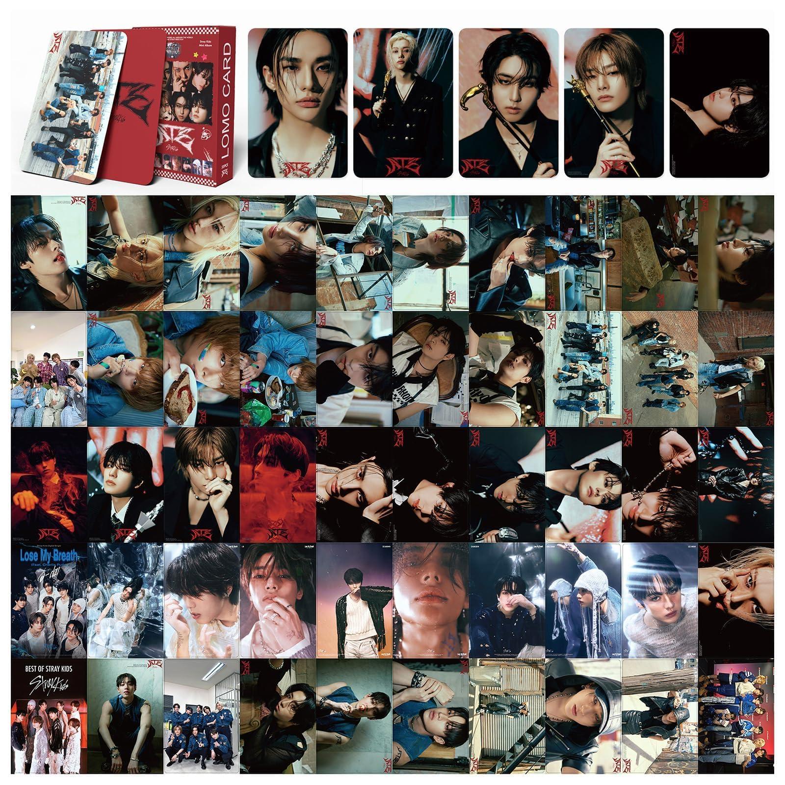KPOPBP Stray Kids ATE Album Photocards 55 PCS KPOP Photo Cards SKZ Album LOMO Card Set, Gift for Boys and Girls Merch - Image 3