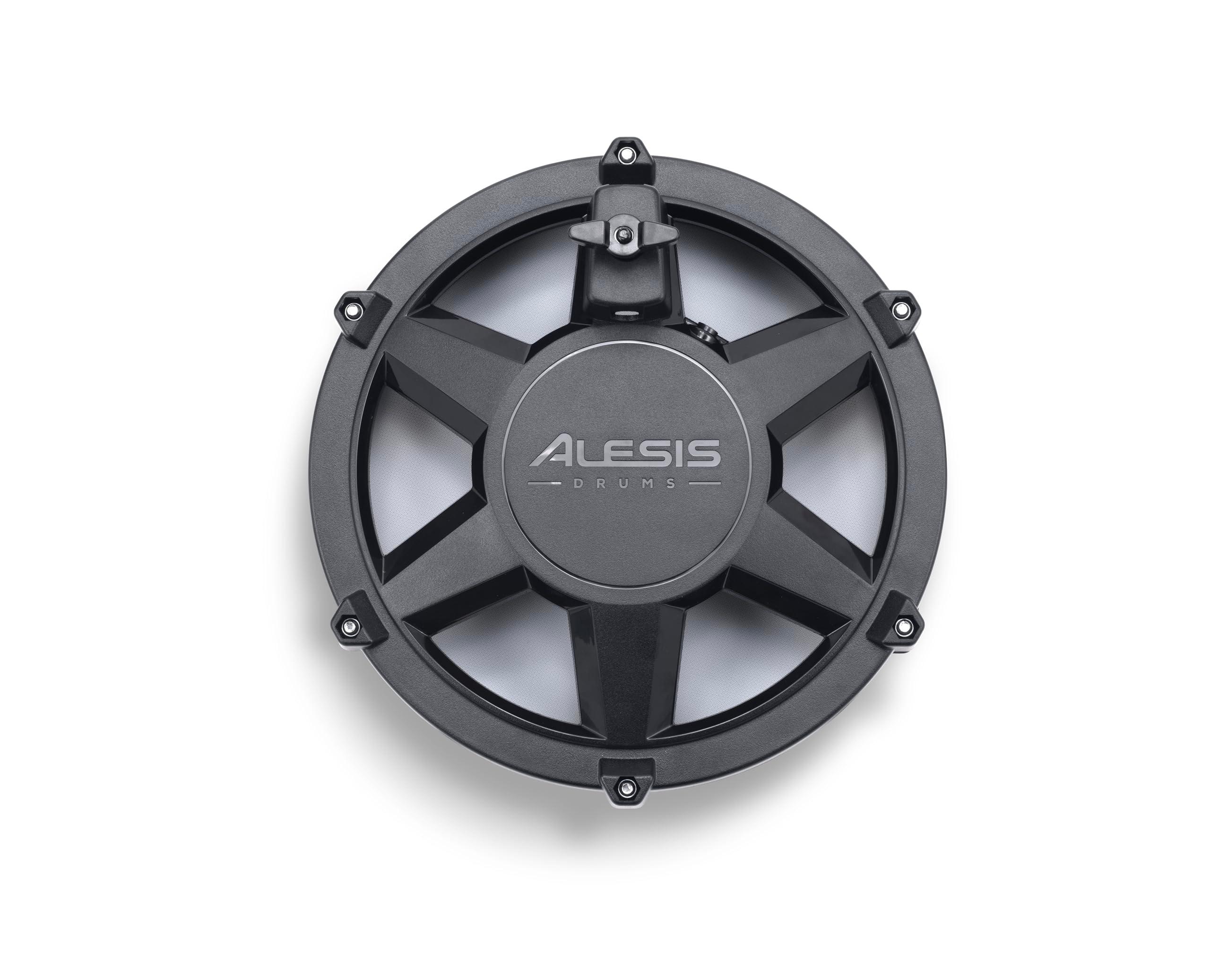 Alesis Nitro Max Kit Electric Drum Set with Quiet Mesh Pads, 10" Dual Zone Snare, Bluetooth, 440+ Authentic Sounds, Drumeo, USB MIDI, Kick Pedal - Image 11