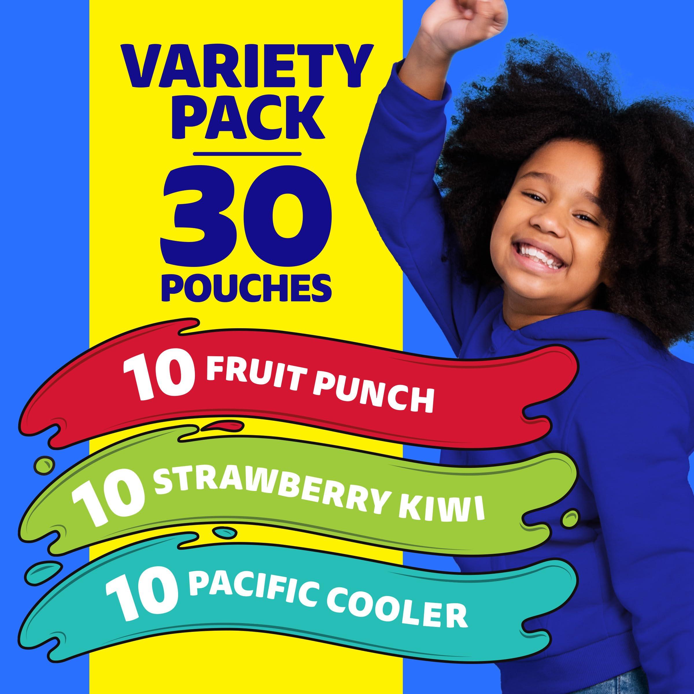 Capri Sun Fruit Punch, Strawberry Kiwi and Pacific Cooler Flavored Juice Drink Blend Variety Pack, 30 ct Box, 6 fl oz Pouches - Image 7