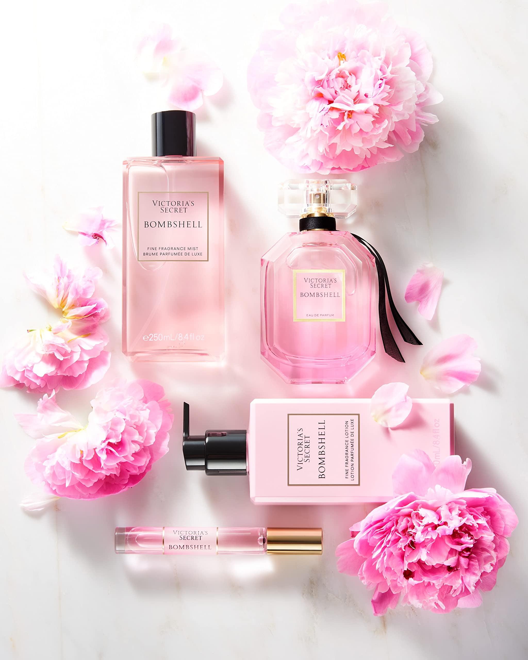Victoria's Secret Bombshell Mini Fragrance Mist, Notes of Purple Passion Fruit, Shangri-La Peony & Vanilla Orchid, Travel Size Body Spray for Women (2.5 oz) - Image 4