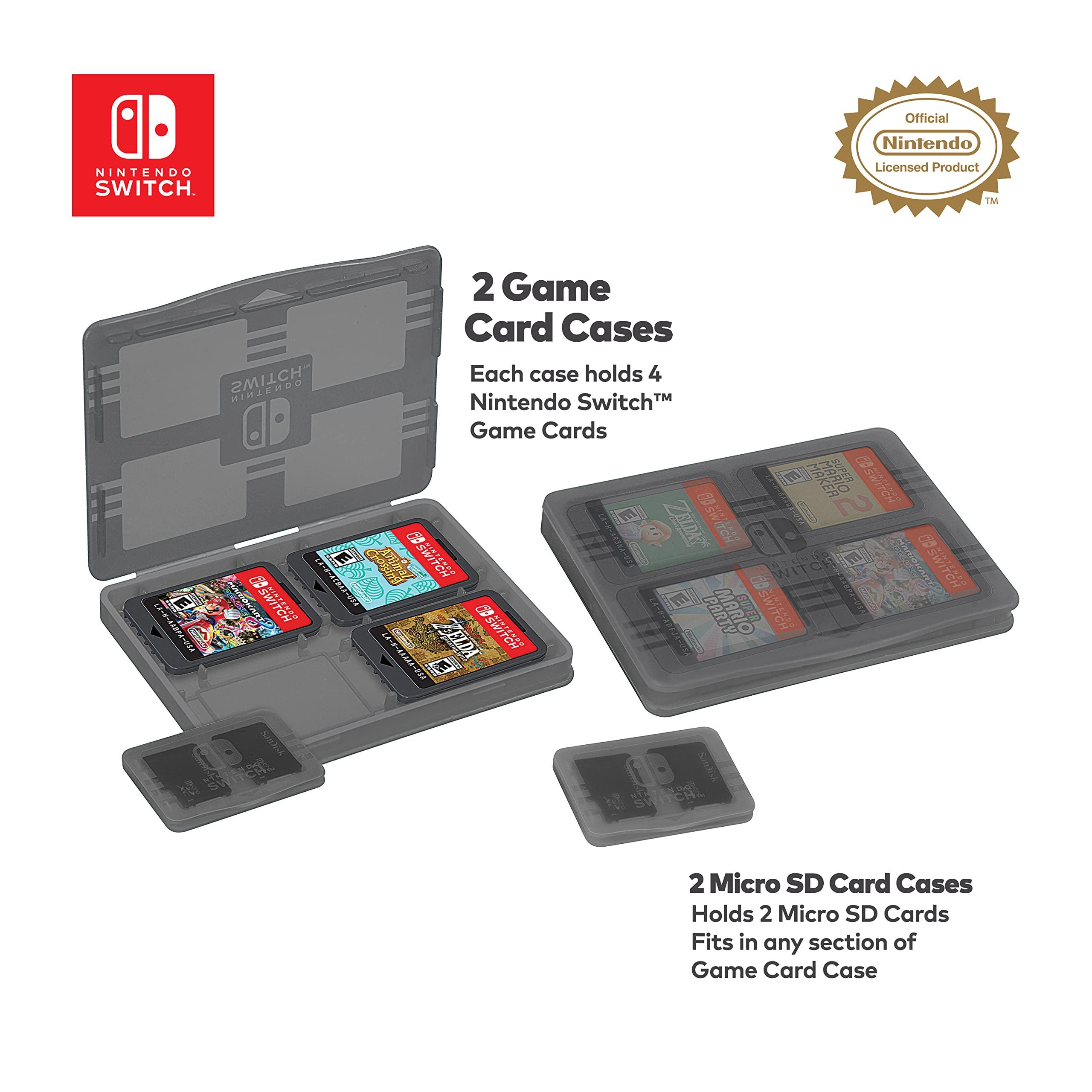 Game Traveler RDS – Officially Licensed Nintendo Switch Deluxe OLED, Nintendo Switch, & Switch Lite Case - Purple Ballistic Nylon, Viewing Stand, & Bonus Game Cases, #1 Selling Case in USA - Image 6