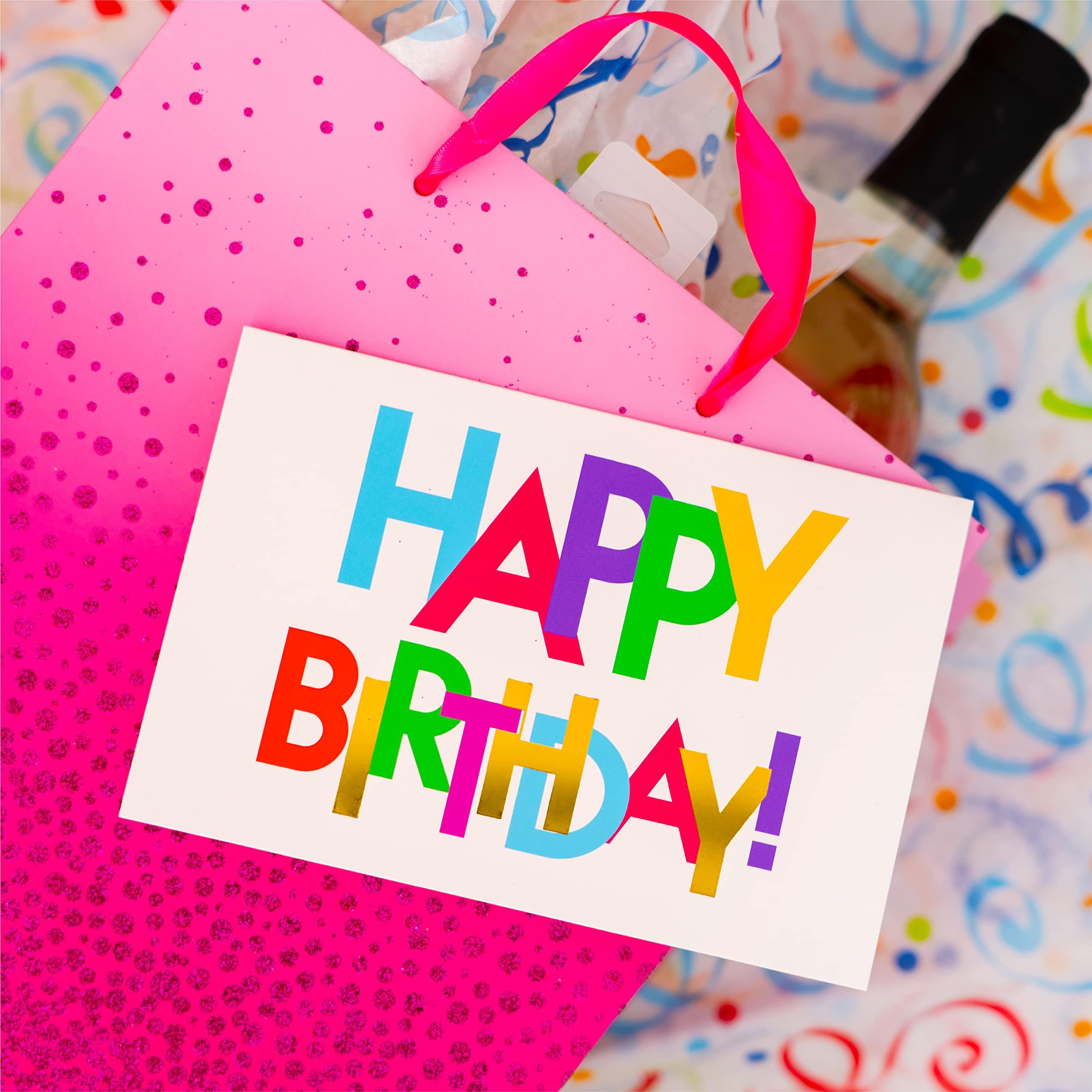 120 Pack Assorted Gold Foil Happy Birthday Cards with Envelopes, Organizer Box, Stickers, and Seals - 4x6 Inches, 8 Unique Designs, Ideal for Kids, Men, Women, and Elderly - Image 7