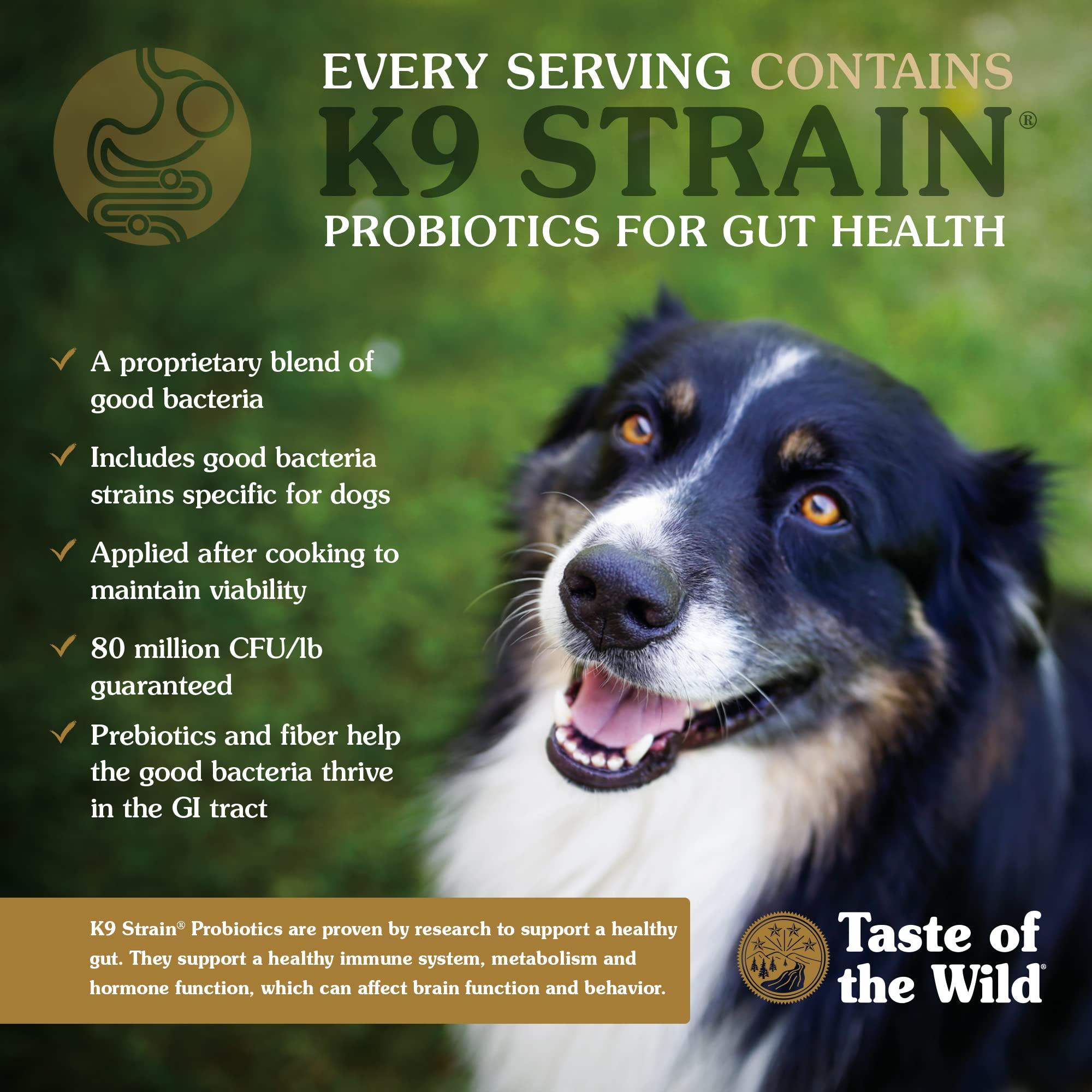 Taste of the Wild with Ancient Grains, Ancient Prairie Canine Recipe with Roasted Bison and Venison Dry Dog Food, Made with High Protein from Real Meat and Guaranteed Nutrients and Probiotics 28lb - Image 6