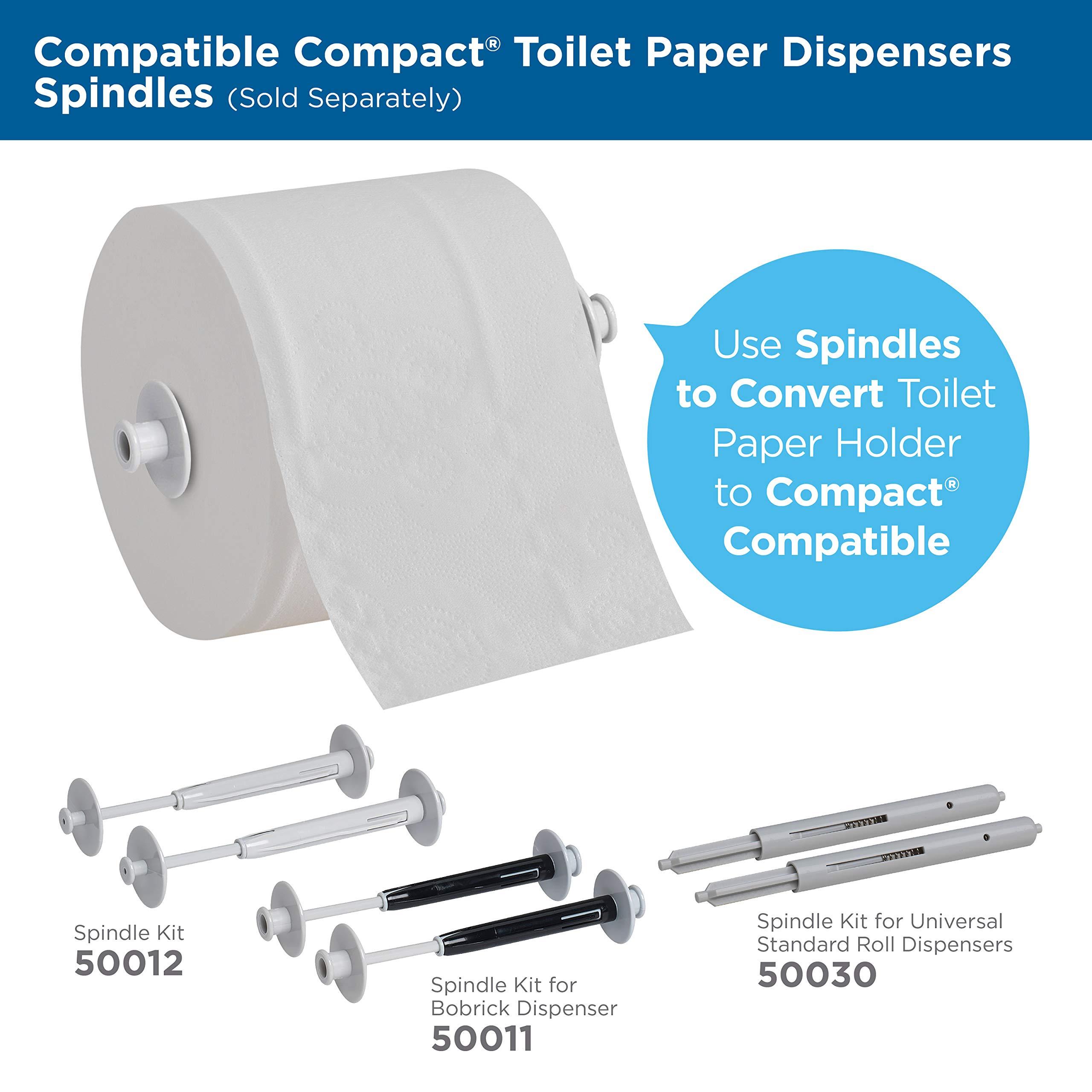 Georgia-Pacific Angel Soft Professional Series Compact Premium Embossed Coreless 2-Ply High-Capacity Toilet Paper by GP PRO,White,19371,750 Sheets Per Roll,36 Rolls Per Case - Image 9
