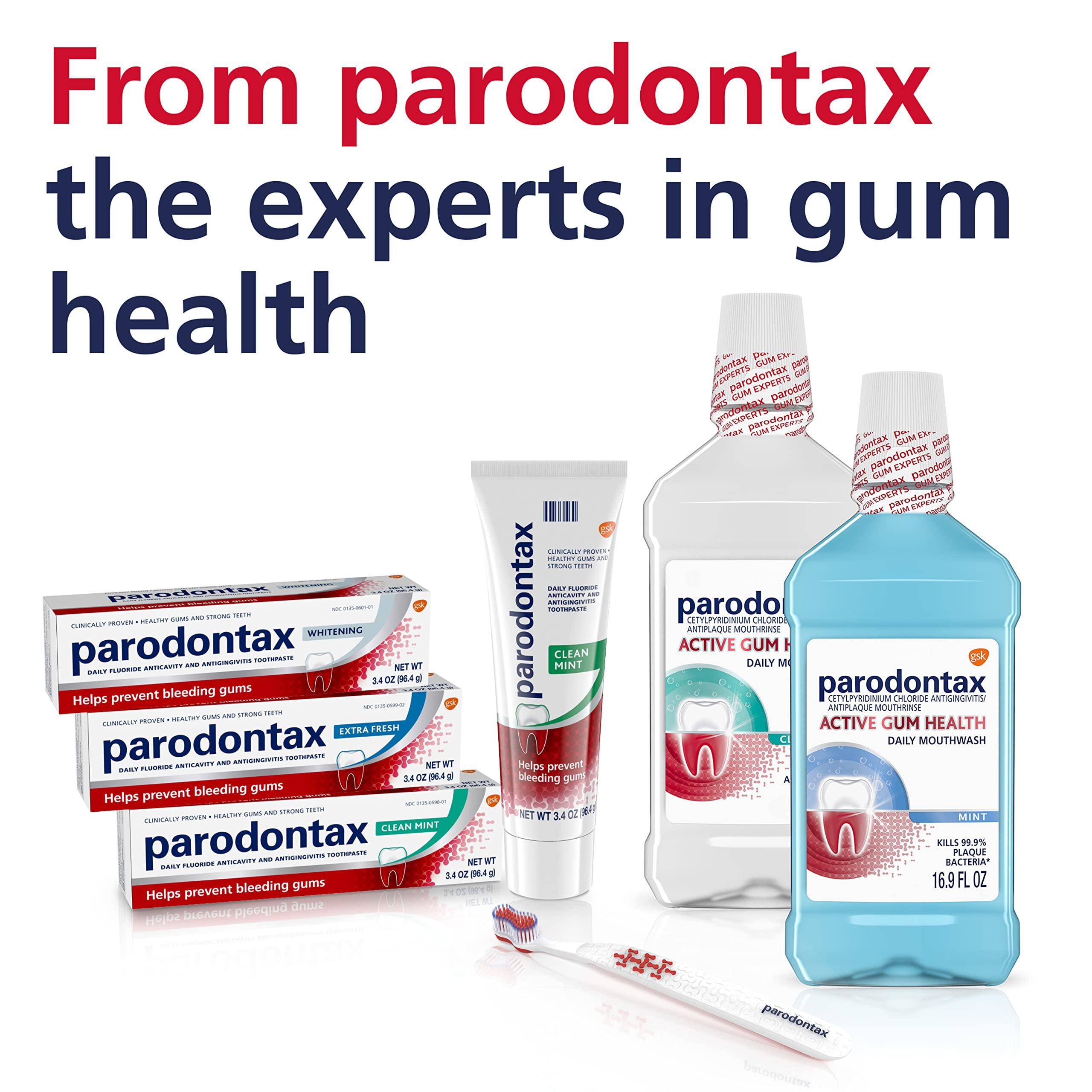 Parodontax Toothpaste for Bleeding Gums, Gingivitis Treatment and Cavity Prevention, Clean mint - 3.4 Ounces - Image 10