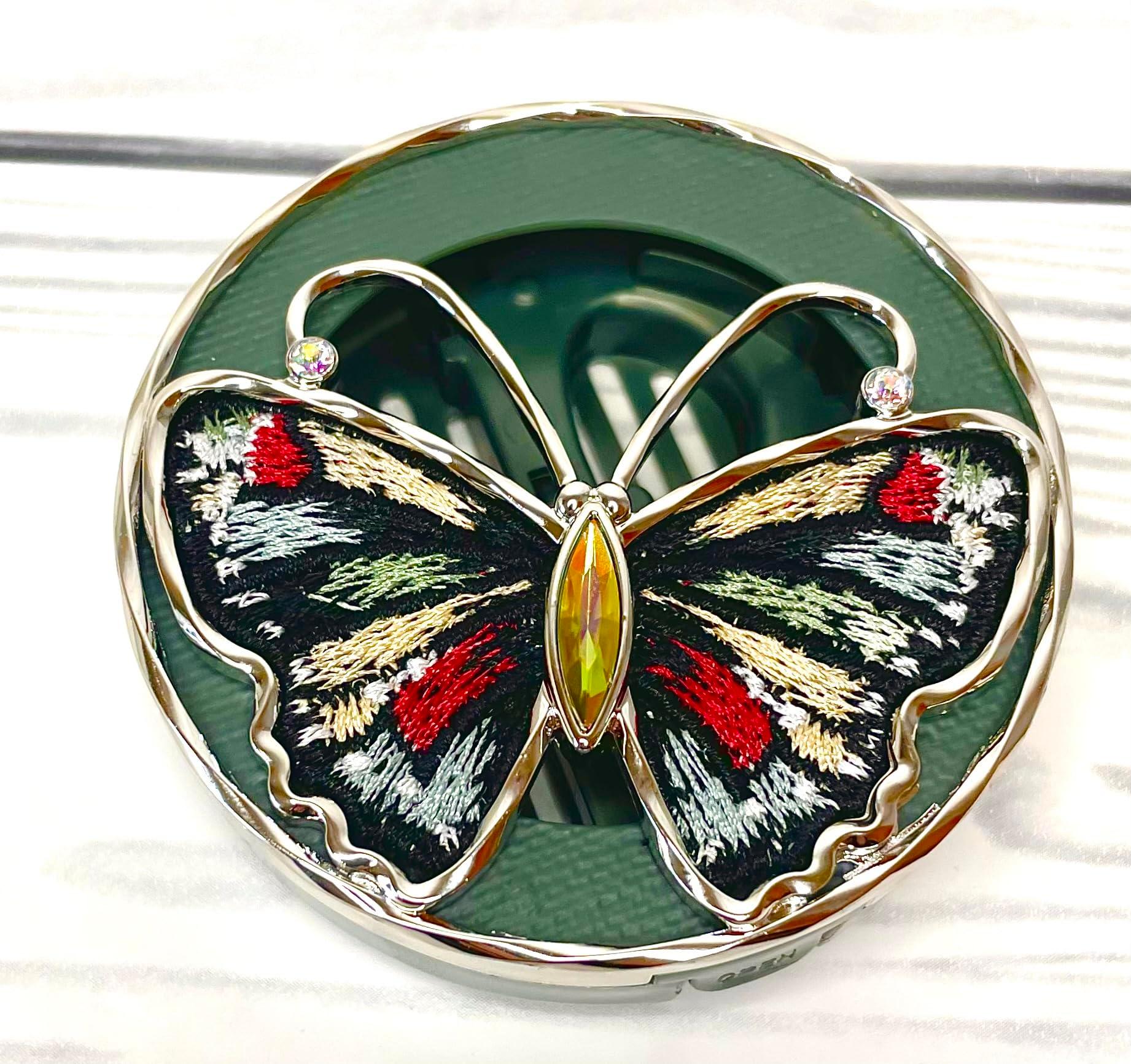 Bath & Body Works Moth Butterfly Gemstone Car Visor Fragrance Holder Easy To Open - Image 4