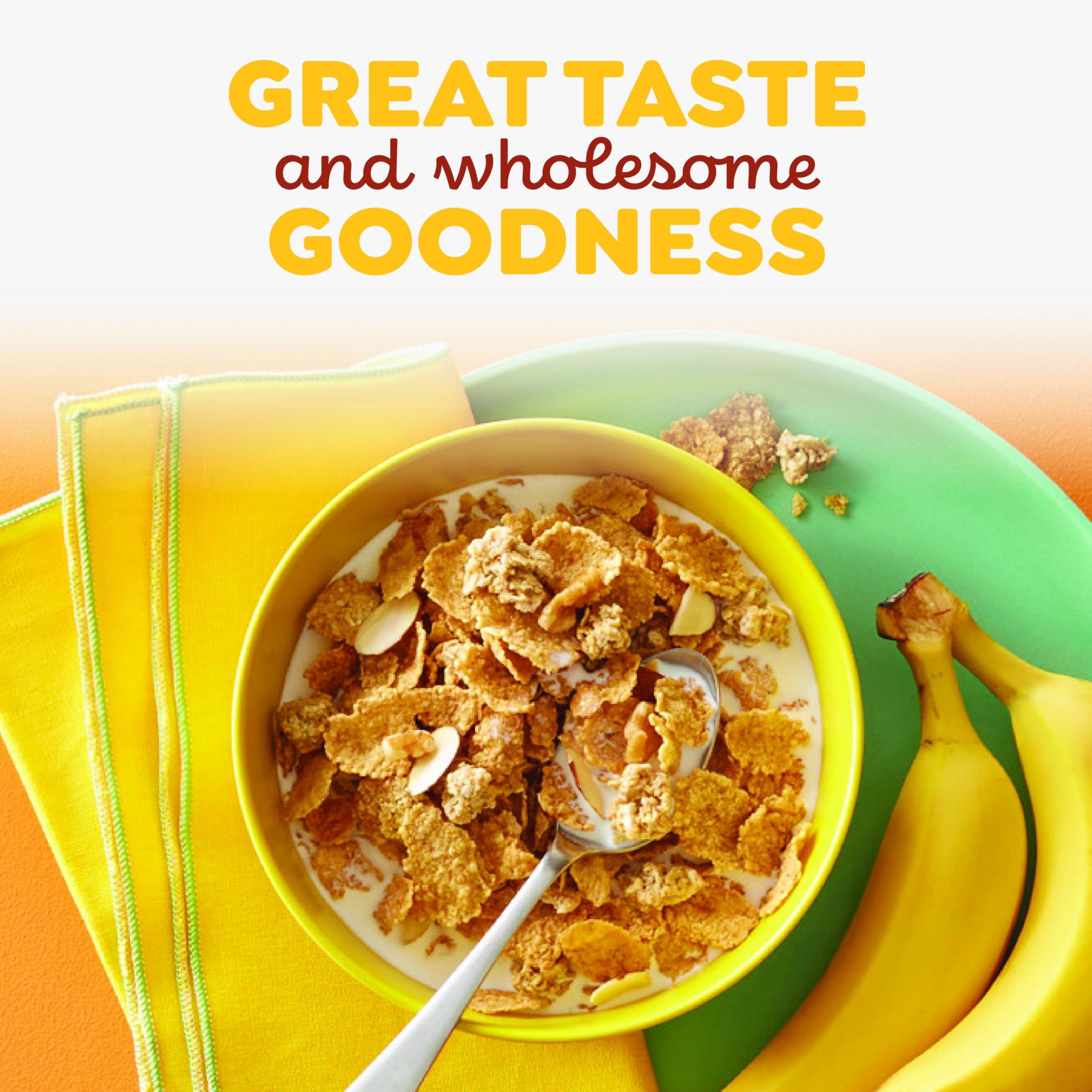 Great Grains Banana Nut Crunch Cereal, Cereal with Banana Clusters and Sliced Almonds, Non-GMO Project Verified, 15.5 OZ Box - Image 2