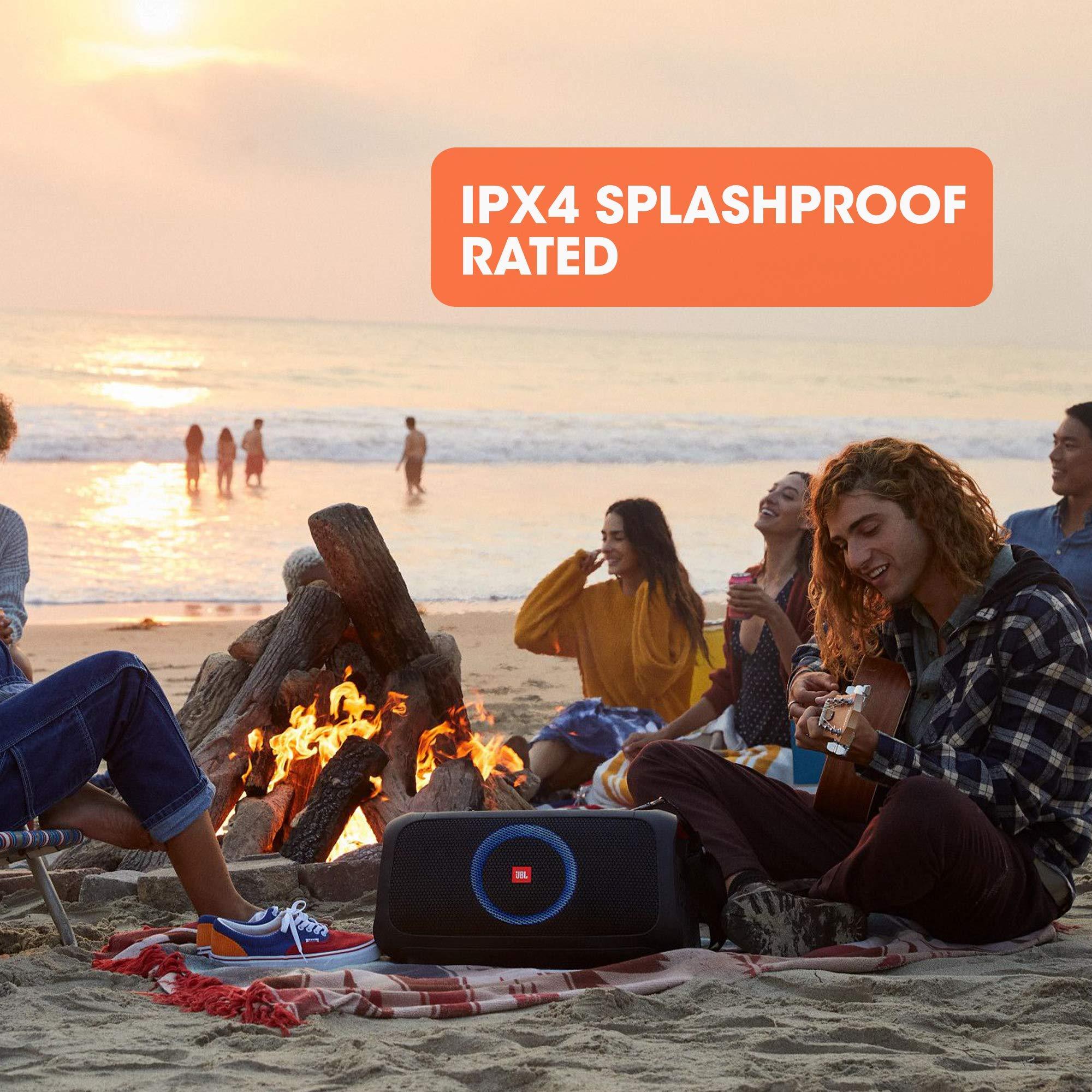 JBL PartyBox On-The-Go Portable Party Speaker with Built-in Lights Black (Renewed) - Image 5