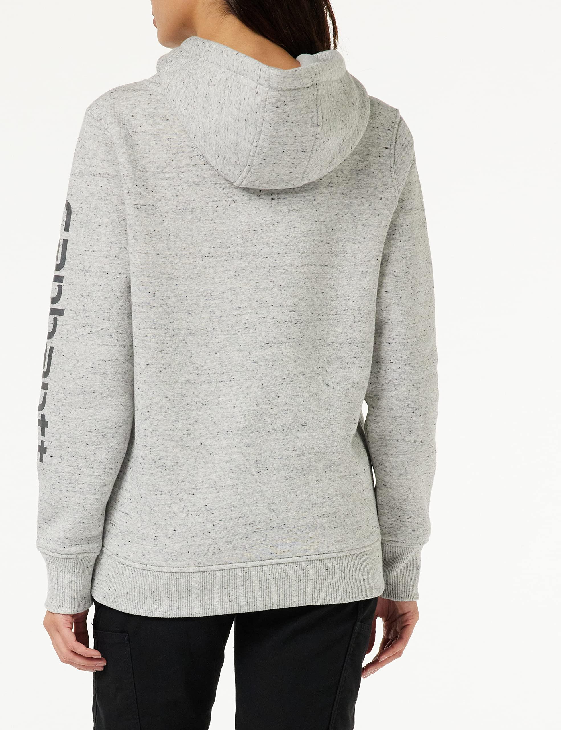 Carhartt Women's Relaxed Fit Midweight Logo Sleeve Graphic Sweatshirt - Image 5