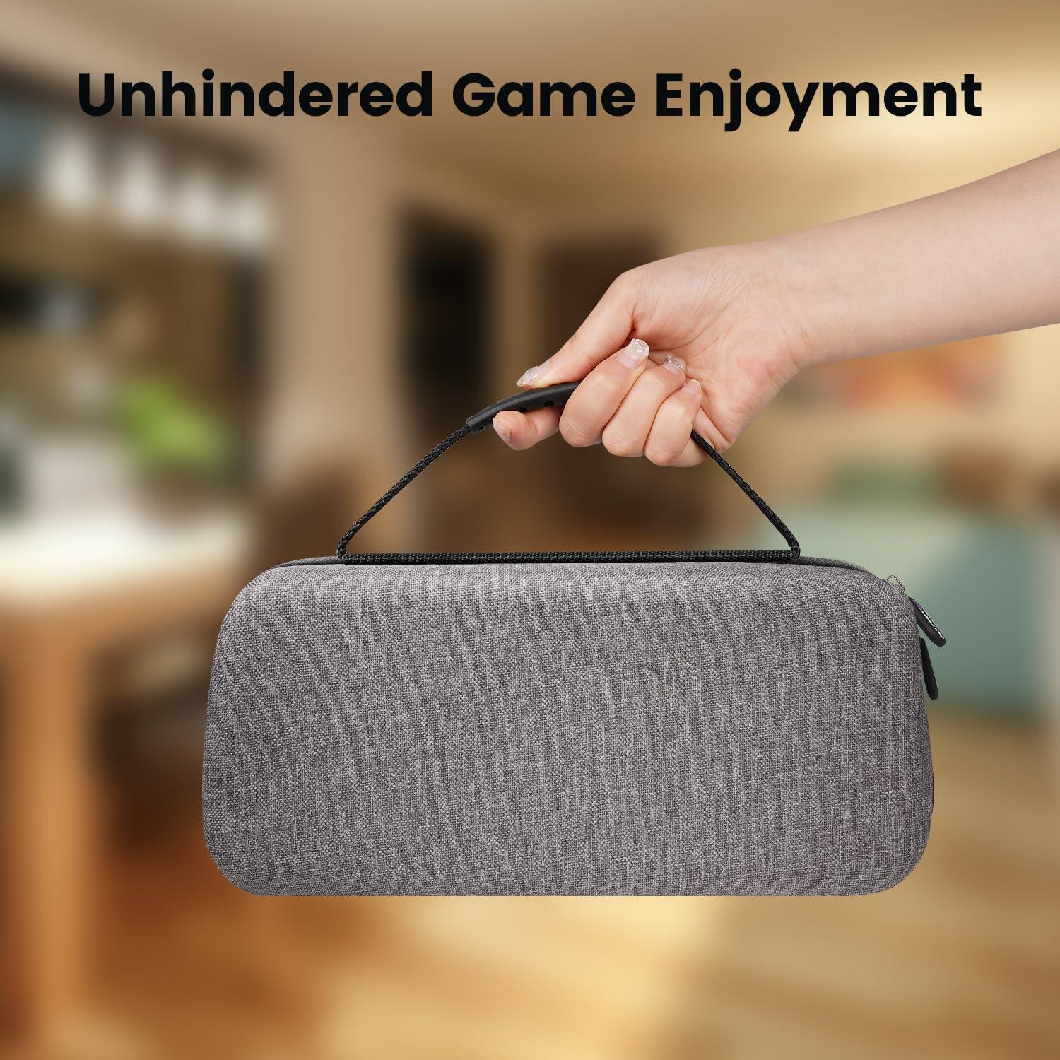 sarlar Rog Ally Carrying Case Compitable with ASUS ROG Ally Gaming Handheld and Accessories, Large Space Hard Shell Case Fit AC Adapter and Power Bank for Travel and Storage - Image 7