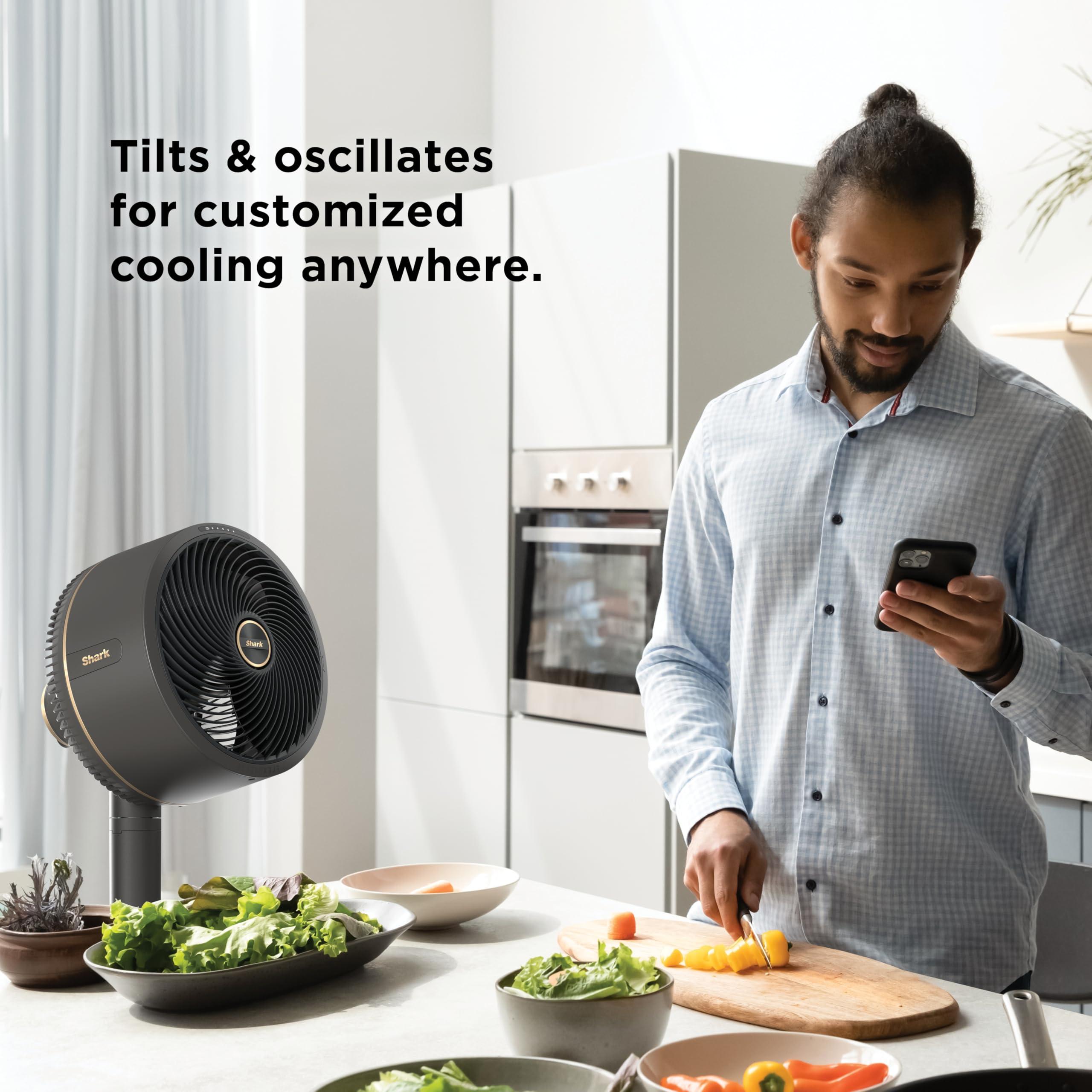 Shark FlexBreeze Fan - Indoor & outdoor oscillating fan, pedestal & tabletop, corded & cordless portable fan with outdoor InstaCool misting attachment - FA222 - Image 5
