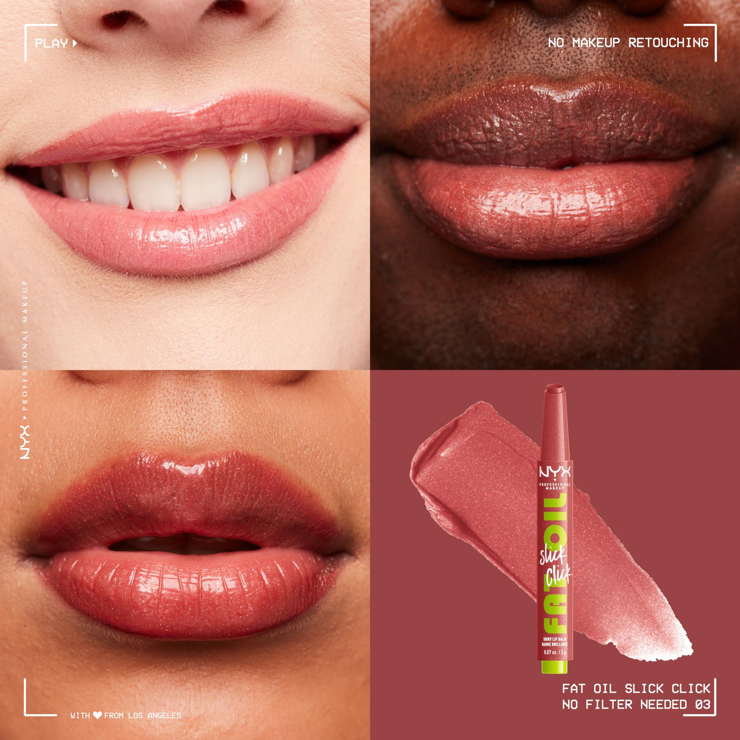 NYX PROFESSIONAL MAKEUP Fat Oil Slick Click, Lightweight, Buildable, Pigmented Vegan Lip Balm - No Filter Needed - Image 2