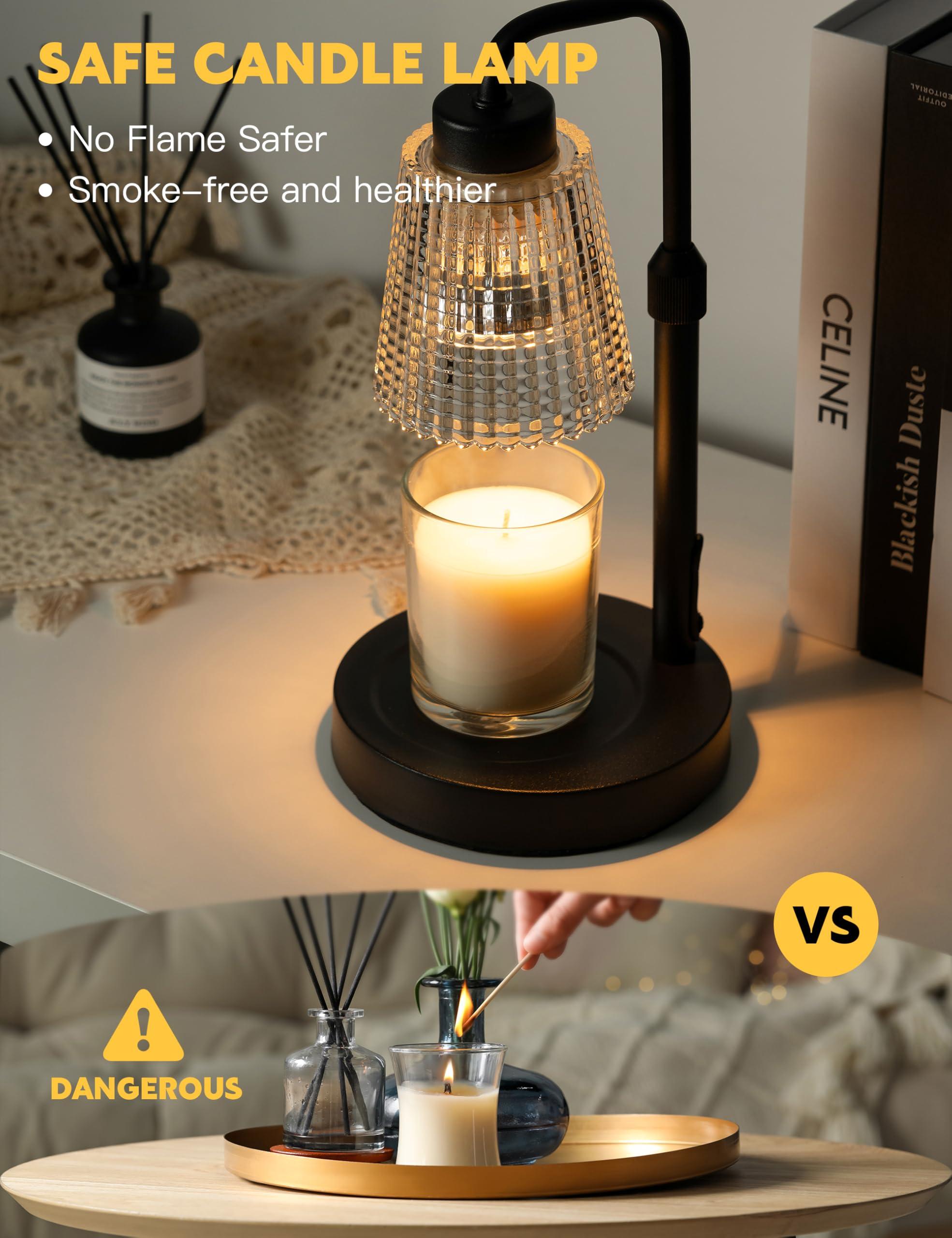 GODONLIF Candle Warmer Lamp with Timer Dimmable, Birthday Gifts for Women Mom, House Warming Gifts New Home Decor, Wax Melt Warmer for Jar Candles - Image 3