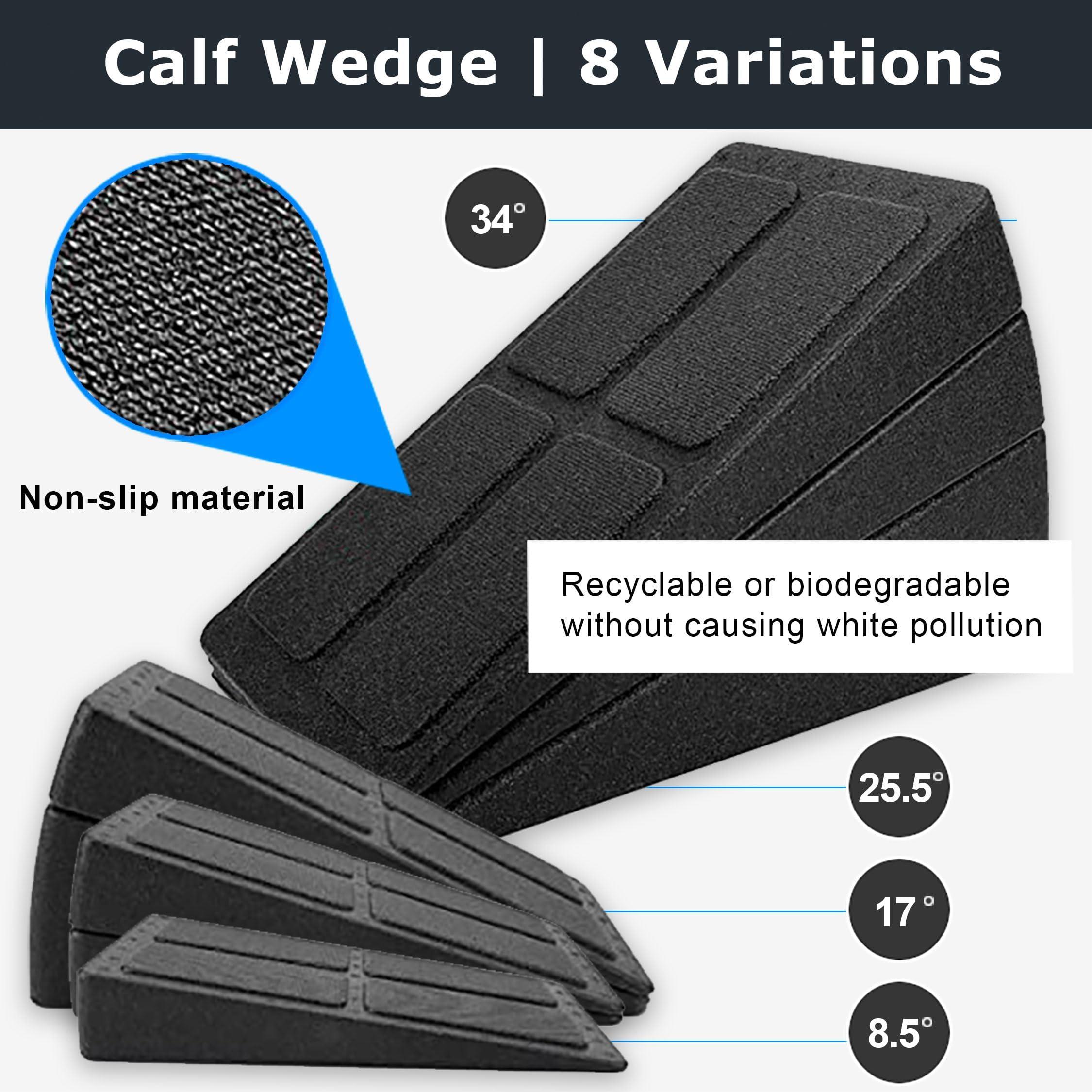 BAM's Adjustable Slant Board for Calf Stretching | Wide Slant Board for Squats & Calf Stretch | Professional Incline Board Calf Stretcher for Fitness & Physical Therapy (Plantar Fasciitis & Achilles) - Image 5