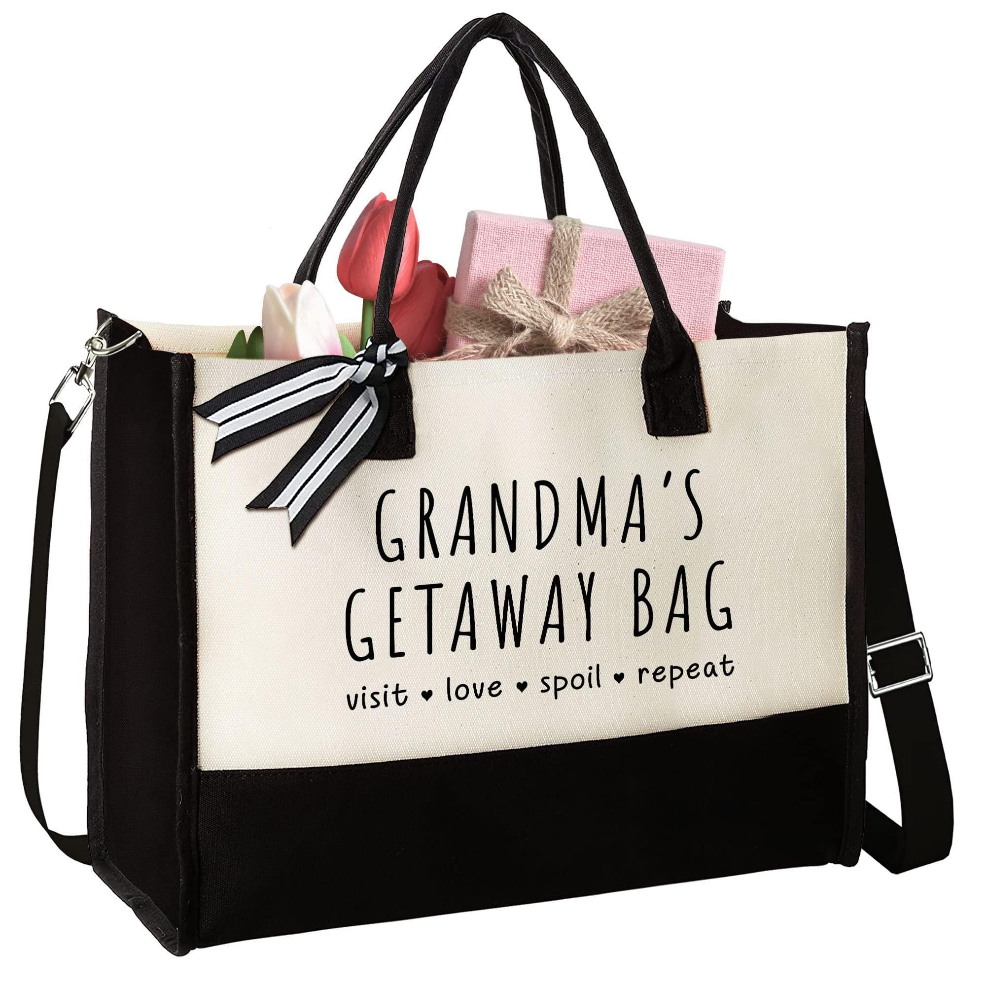 GINGULMINA Grandma Gifts - Gifts for Grandma from Grandchildren - Canvas Tote Bag