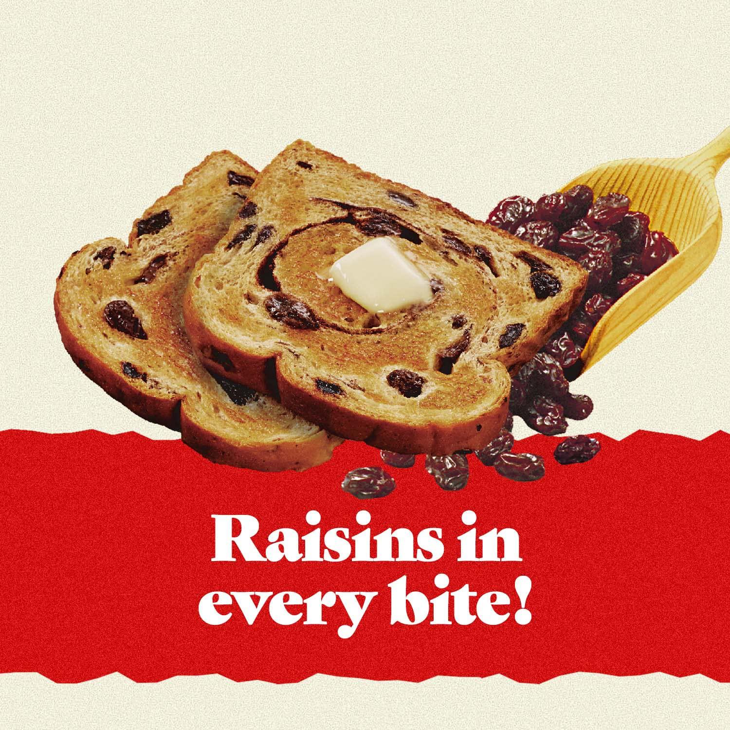 Sun-Maid Cinnamon Swirl Raisin Bread, Cinnamon Raisin Bread, 16 oz Loaf - Image 5