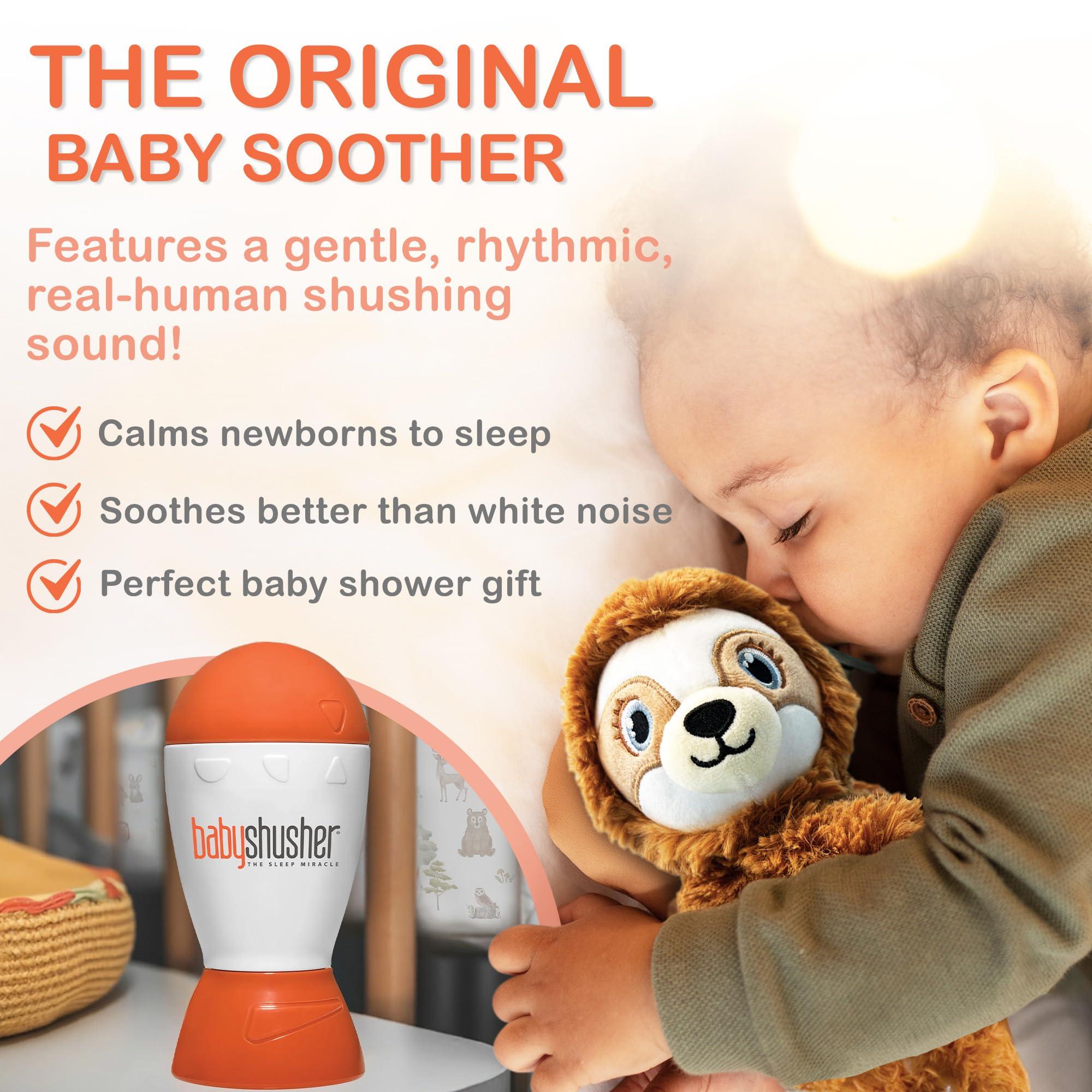 Baby Shusher Portable Sound Machine - White Noise Sound Machine, Baby Soother for Sleeping, Newborn Essentials for Crib, Battery Operated Hush, Travel Friendly - 1 Count - Image 2