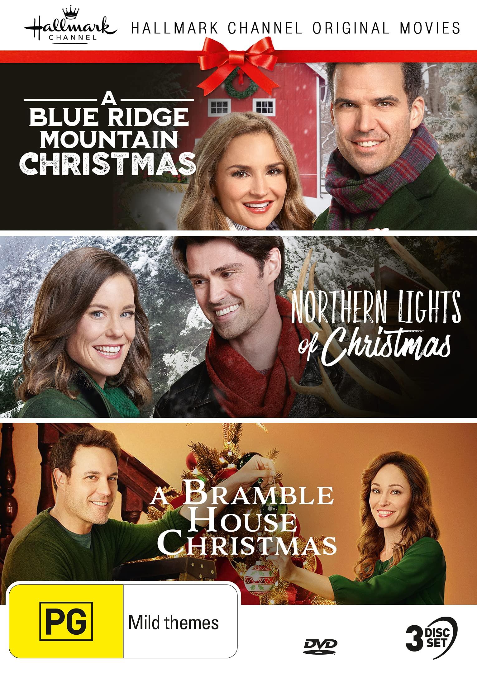 Hallmark Christmas 3 Film Collection (A Blue Ridge Mountain Christmas / Northern Lights of Christmas / A Bramble House Christmas)