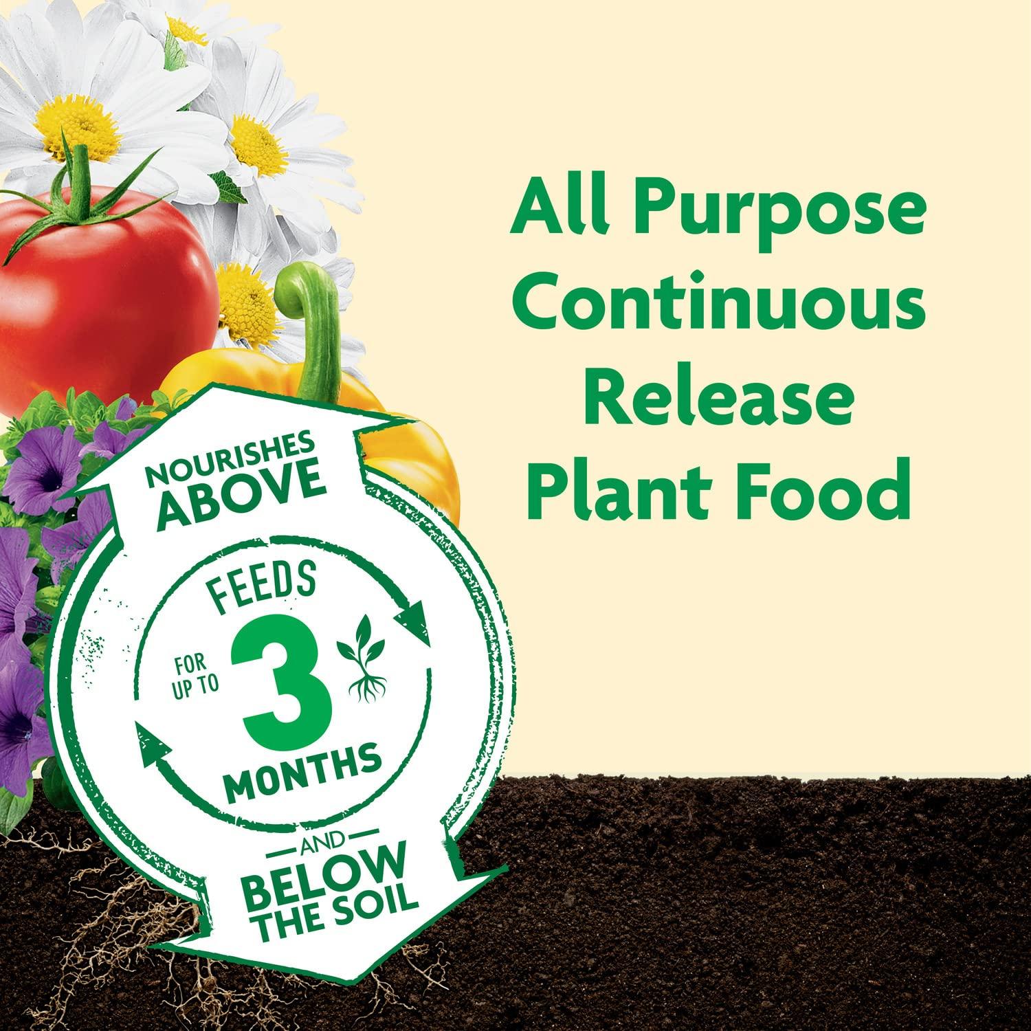 Miracle-Gro Shake 'N Feed All Purpose Plant Food, For In-Ground and Container Plants, Feeds for up to 3 Months, 4.5 lbs. - Image 3