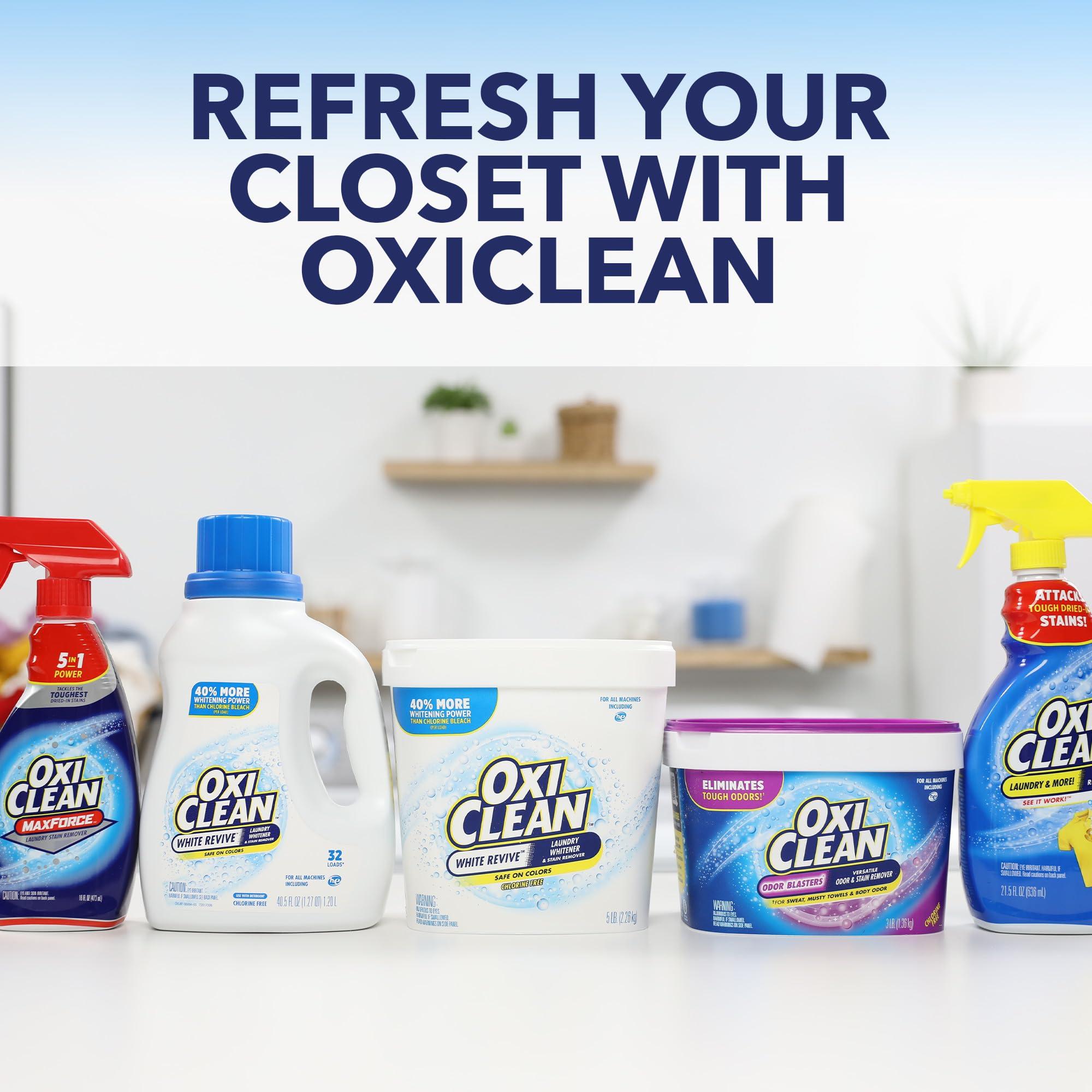 OxiClean White Revive Laundry Whitener and Stain Remover Power Paks, 24 Count - Image 10