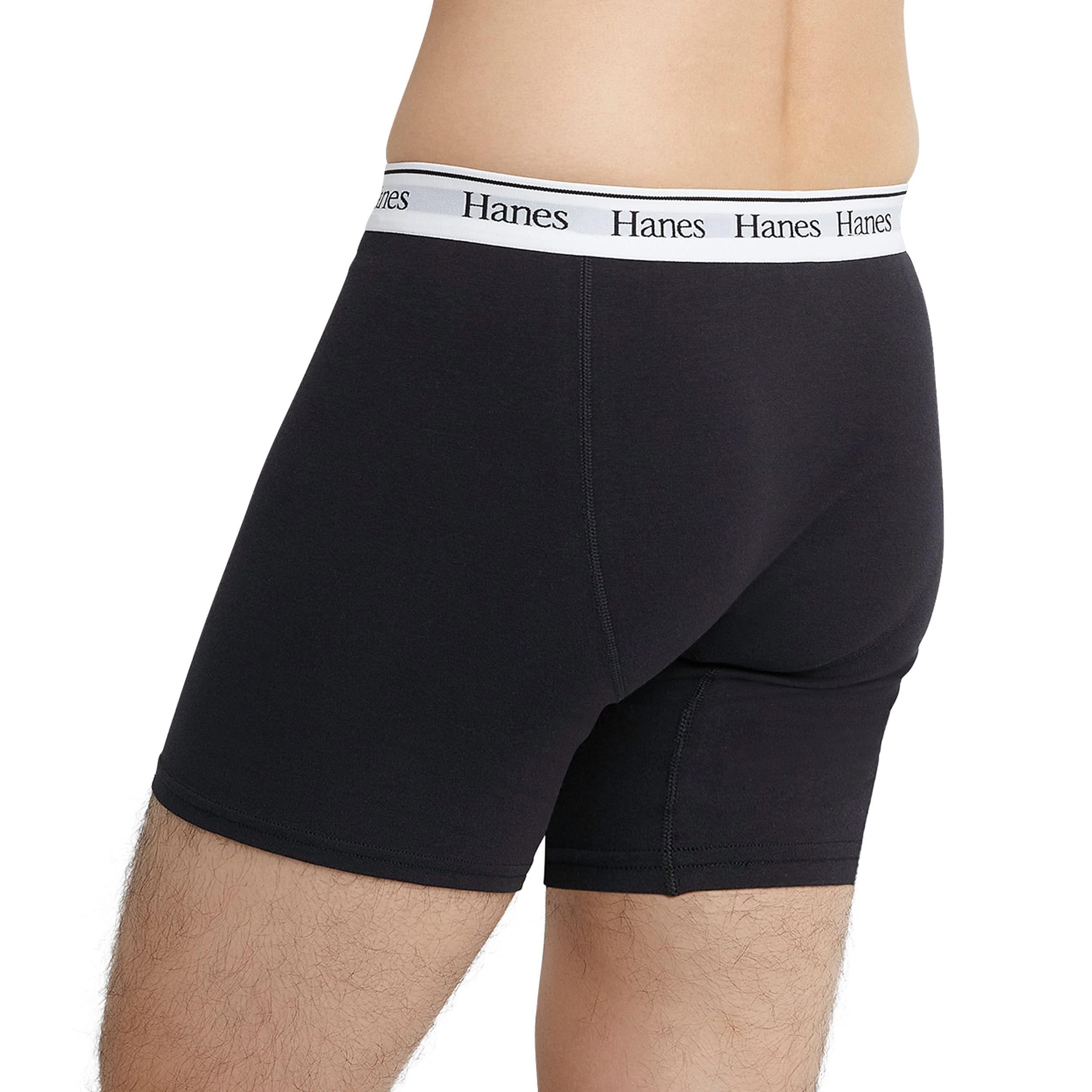 Hanes Originals Men’s Boxer Briefs & Trunks, Stretch Cotton Moisture-Wicking Underwear, Modern Fit Low Rise, Multipacks - Image 3
