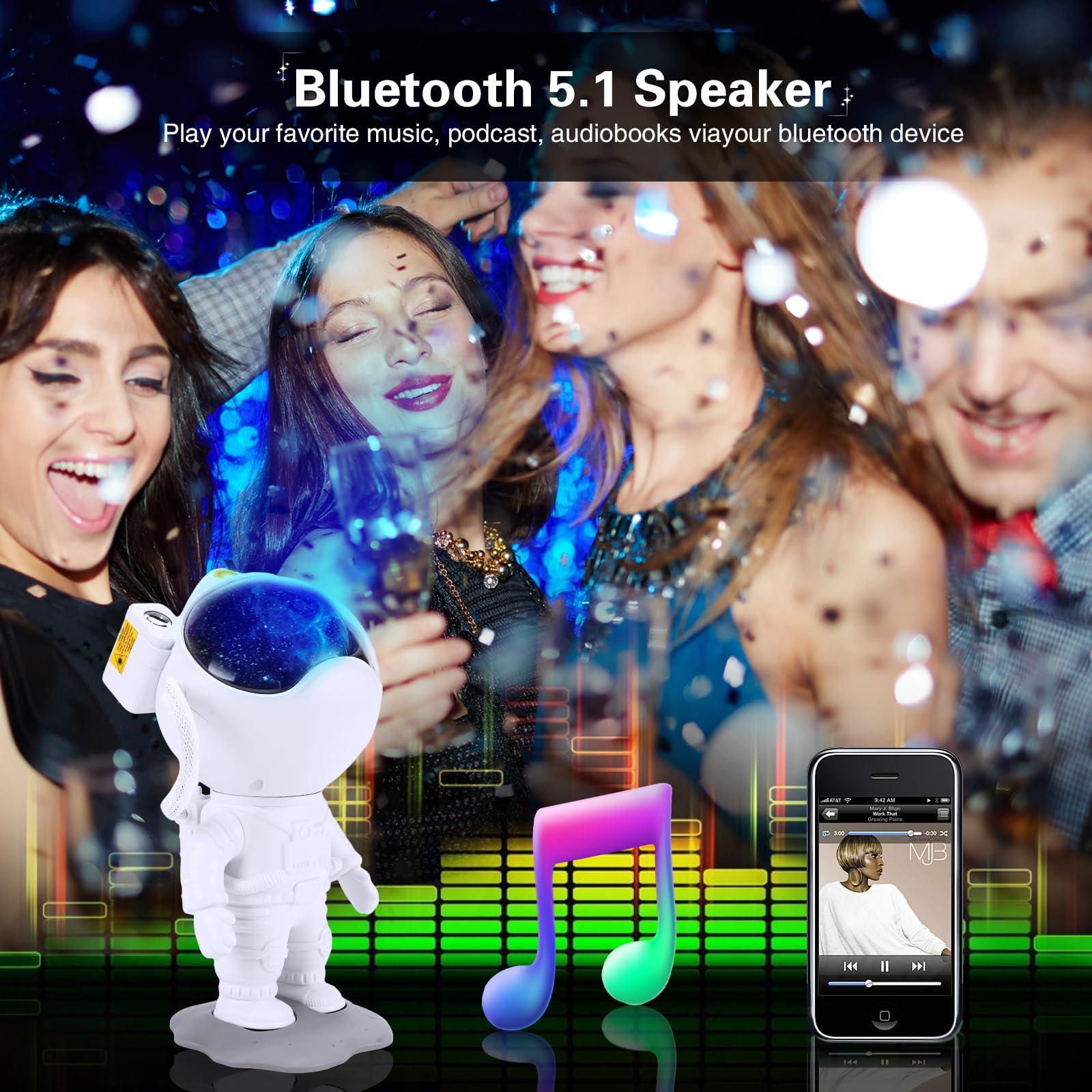 FUKOJEY Astronaut Light Projector - Astronaut Starry Nebula Ceiling LED Lamp with Timer and Remote, Gift for Kids Adults for Bedroom, Christmas, Birthdays, Valentine's Day etc. - Image 7