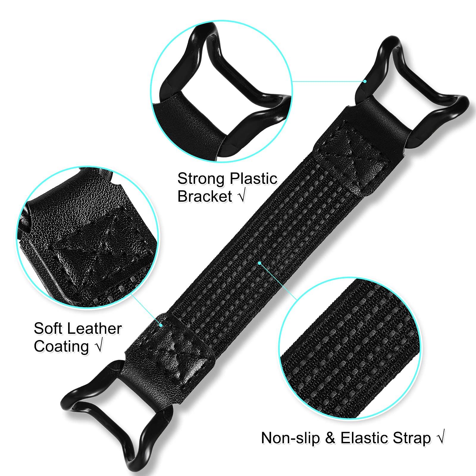 Weewooday 6 Pieces Mobile Phone Security Hand Strap Holder Security Hand Grip Phone Accessory for 5.2-7.5 Inch Smartphones - Image 2