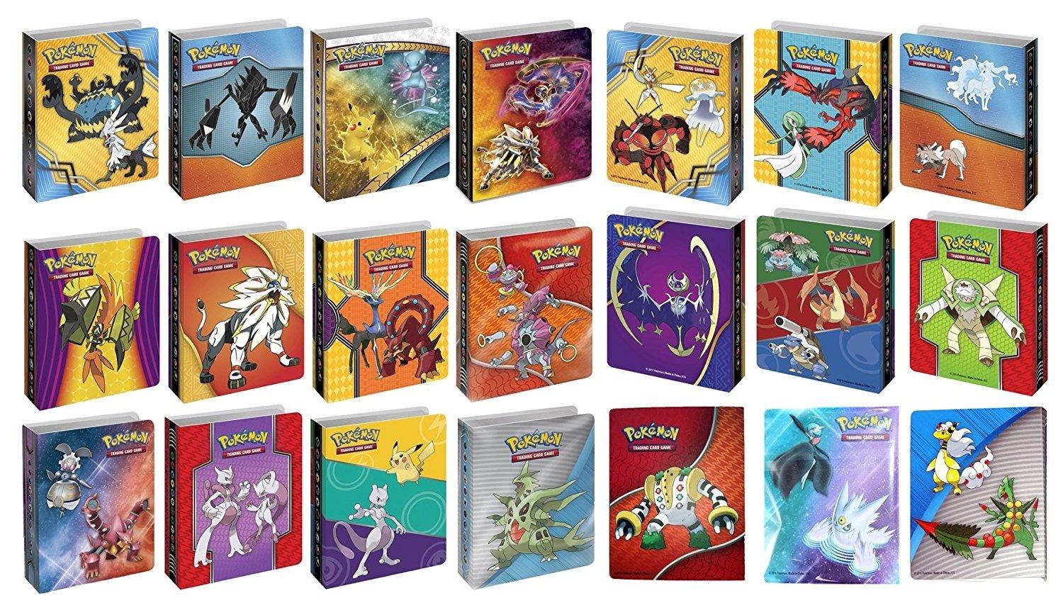 4 Pokemon Mini Album Binders Bundle For Cards - Sleeves Included - Protect Your Deck In Style - Cool Graphics Featuring Your Favorite Pokemon Characters - Durable Lightweight Design - Image 3