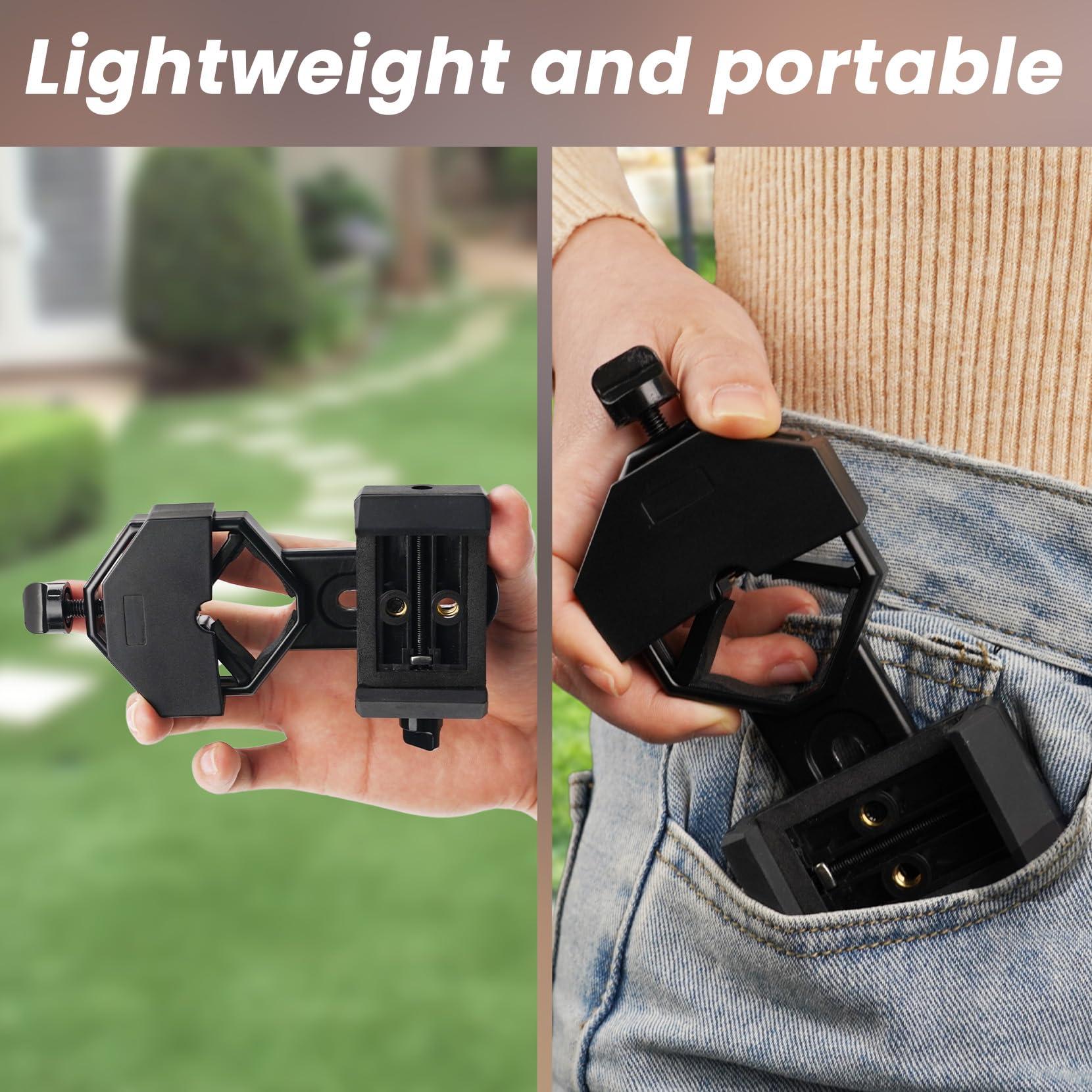 GOSKY Smartphone Adapter Mount Regular Size - Compatible with Binoculars, Monoculars, Spotting Scopes, Telescope, Microscopes Fits almost all Smartphones on the Market Record Nature and The World - Image 5
