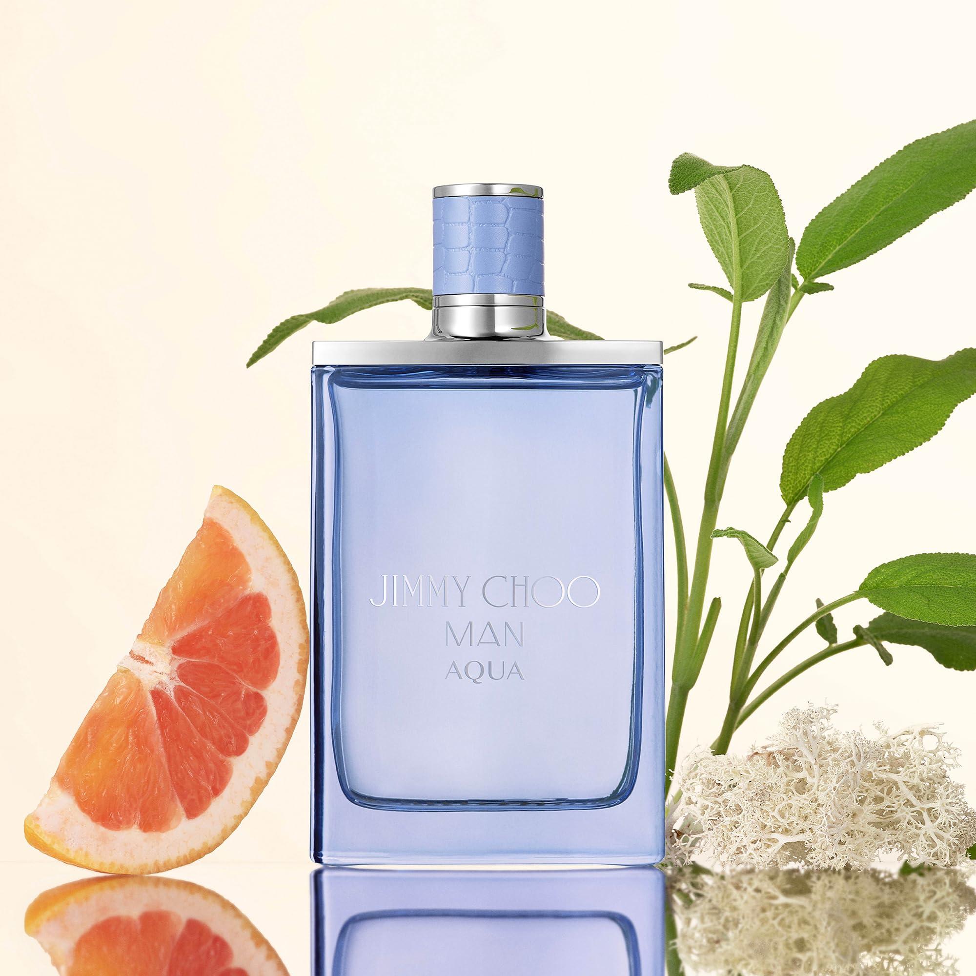 JIMMY CHOO - Man Aqua Eau de Toilette - Men's Fragrance - Sweet & Woody - With notes of Grapefruit, Geranium & Salty Moss - Image 3