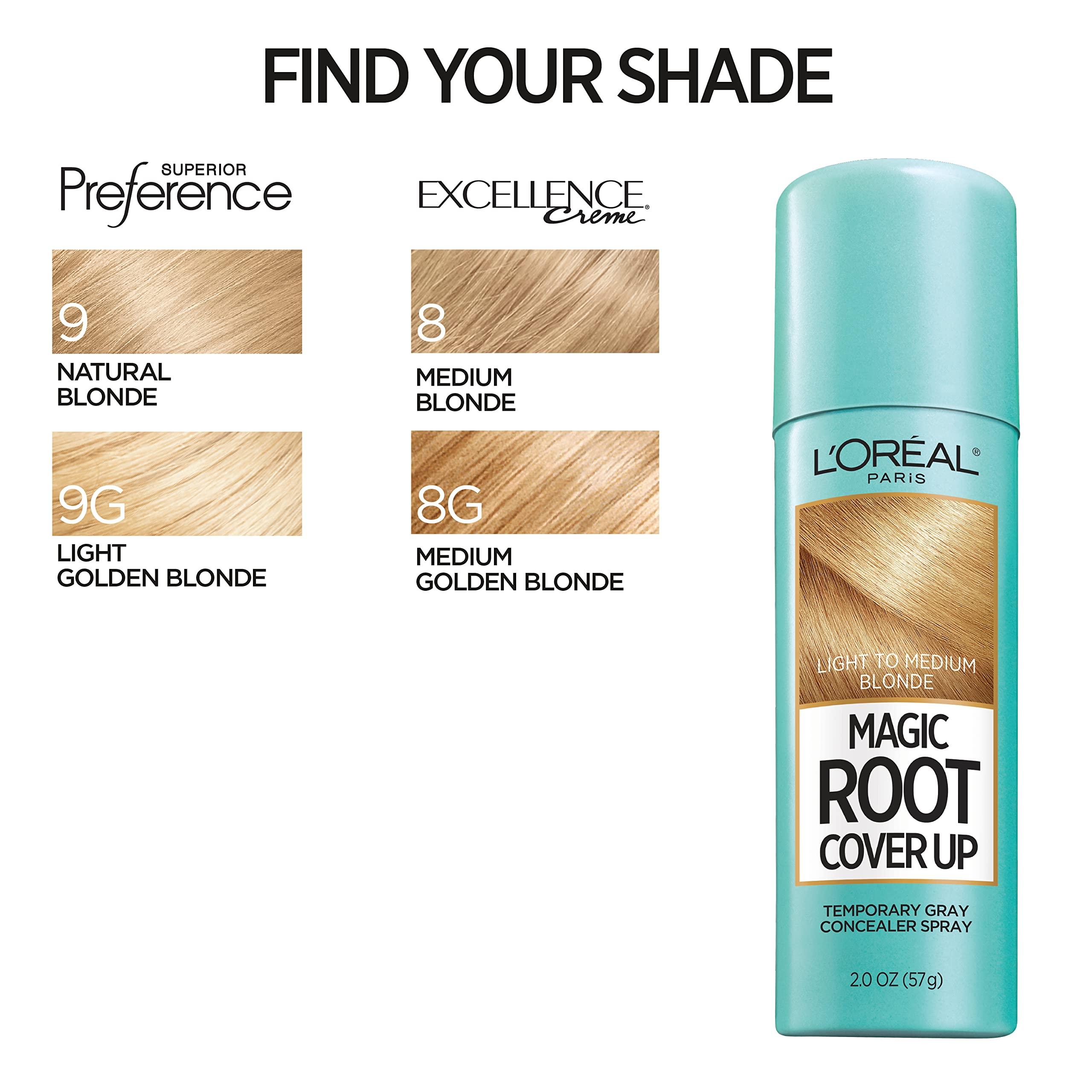 L'Oreal Paris Magic Root Cover Up Gray Concealer Spray Light to Medium Blonde 2 oz.(Packaging May Vary) - Image 5