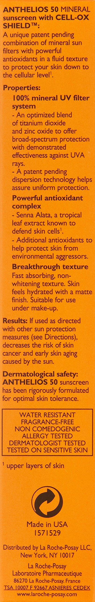 La Roche-Posay Anthelios Sunscreen SPF 50, Ultra-Light Fluid Broad Spectrum SPF 50, Face Sunscreen with Titanium Dioxide Mineral, Lightweight & Fast-Absorbing, Oil-Free, Matte Finish - Image 12