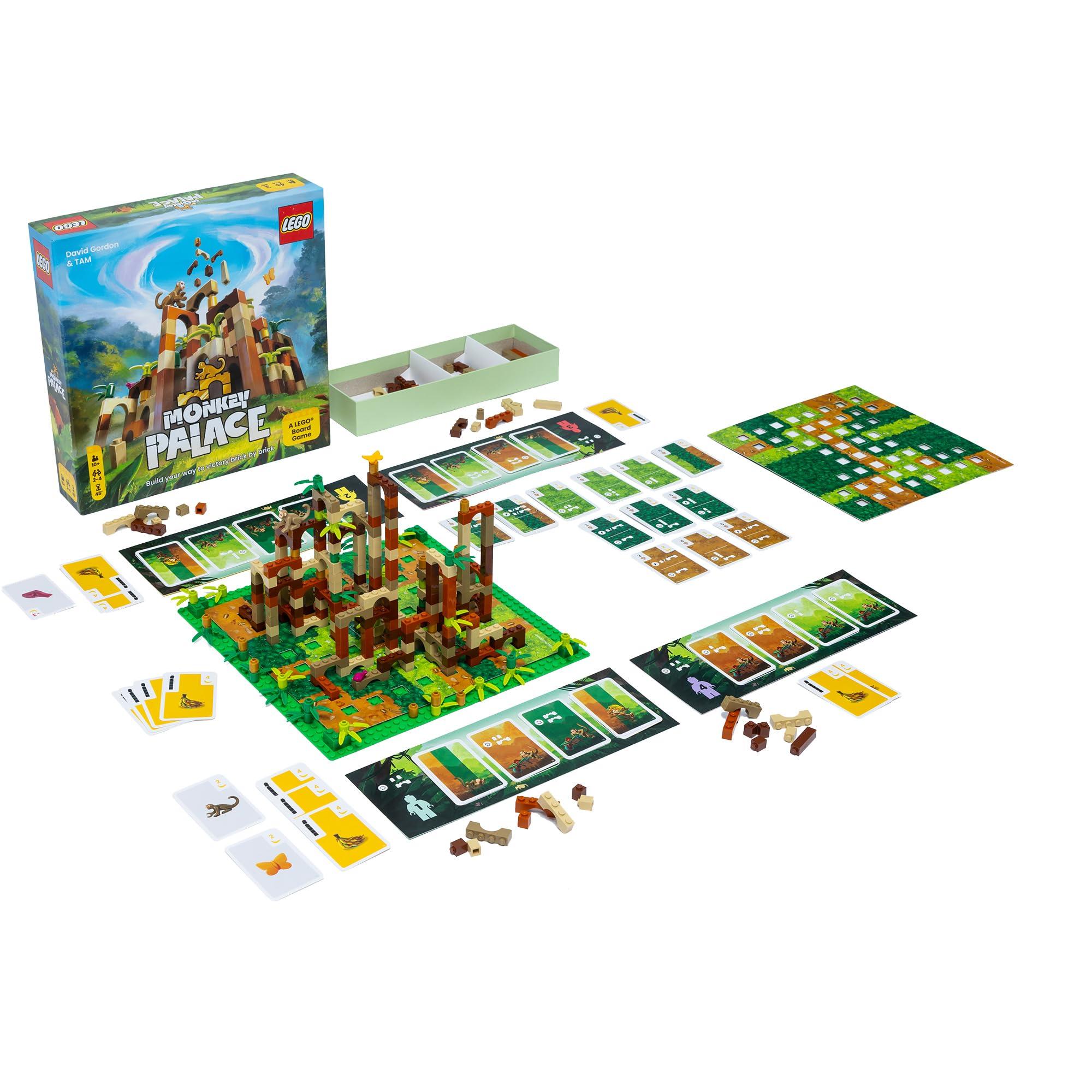 Monkey Palace: A Lego Board Game - Build Your Way to Victory Brick by Brick! Fun Family Brick-Building Game for Kids & Adults, Ages 10+, 2-4 Players, 45 Minute Playtime, Made by Bezzerwizzer - Image 4