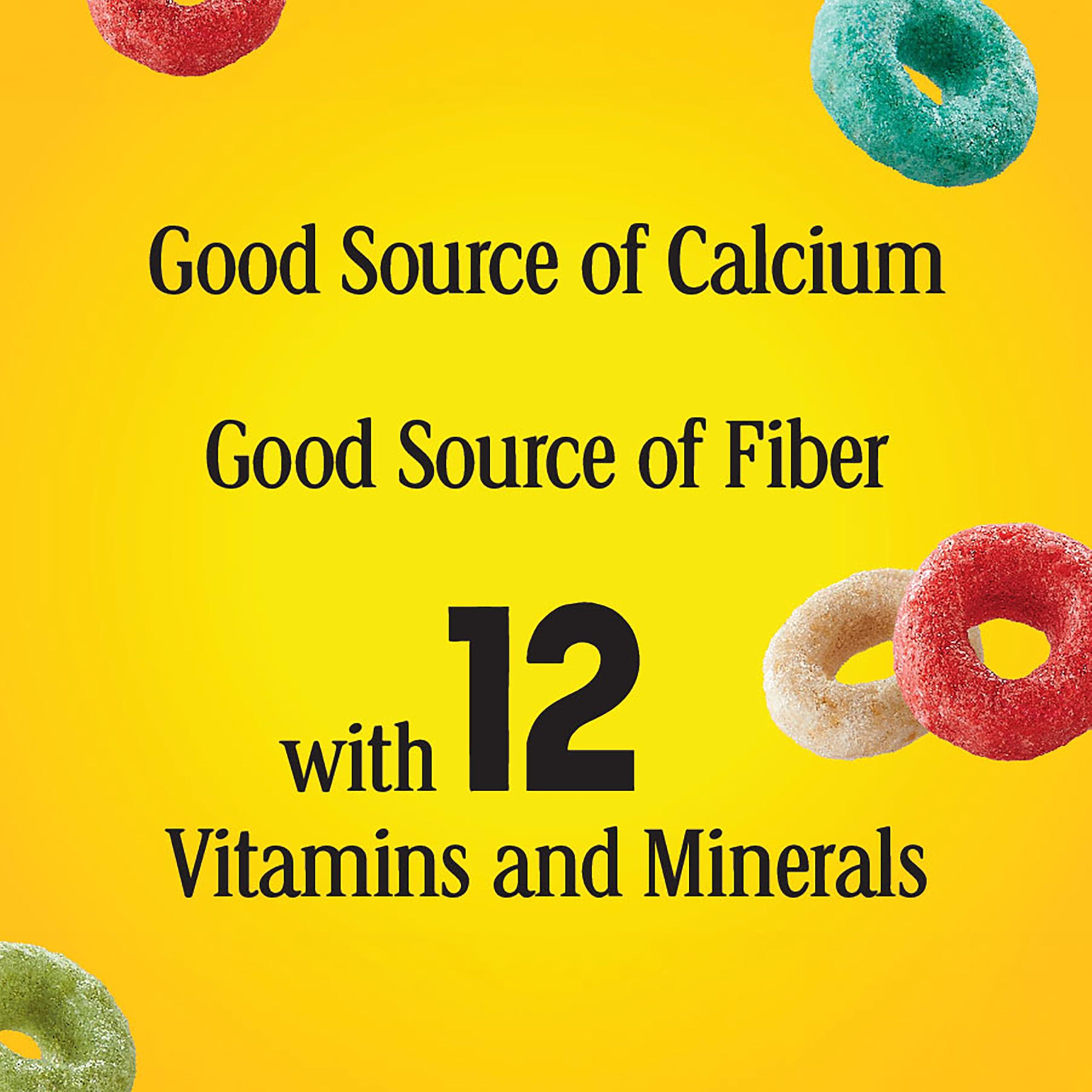 Fruity Cheerios, Heart Healthy Gluten Free Breakfast Cereal, Made with Whole Grain Oats, Family Size, 18.4 oz - Image 6