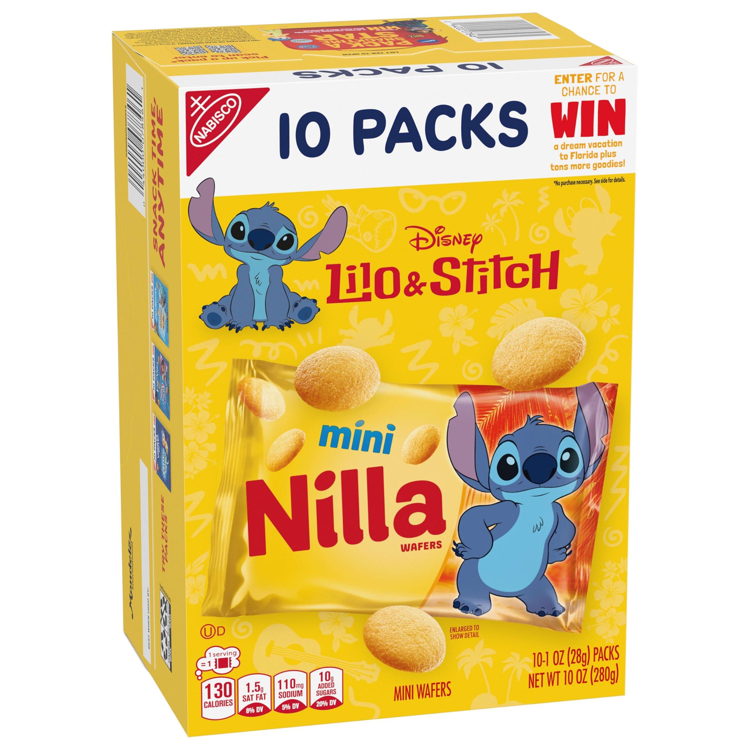 NILLA Wafers Mini Cookies, Vanilla Wafers, 10 Snack Packs - Image 14