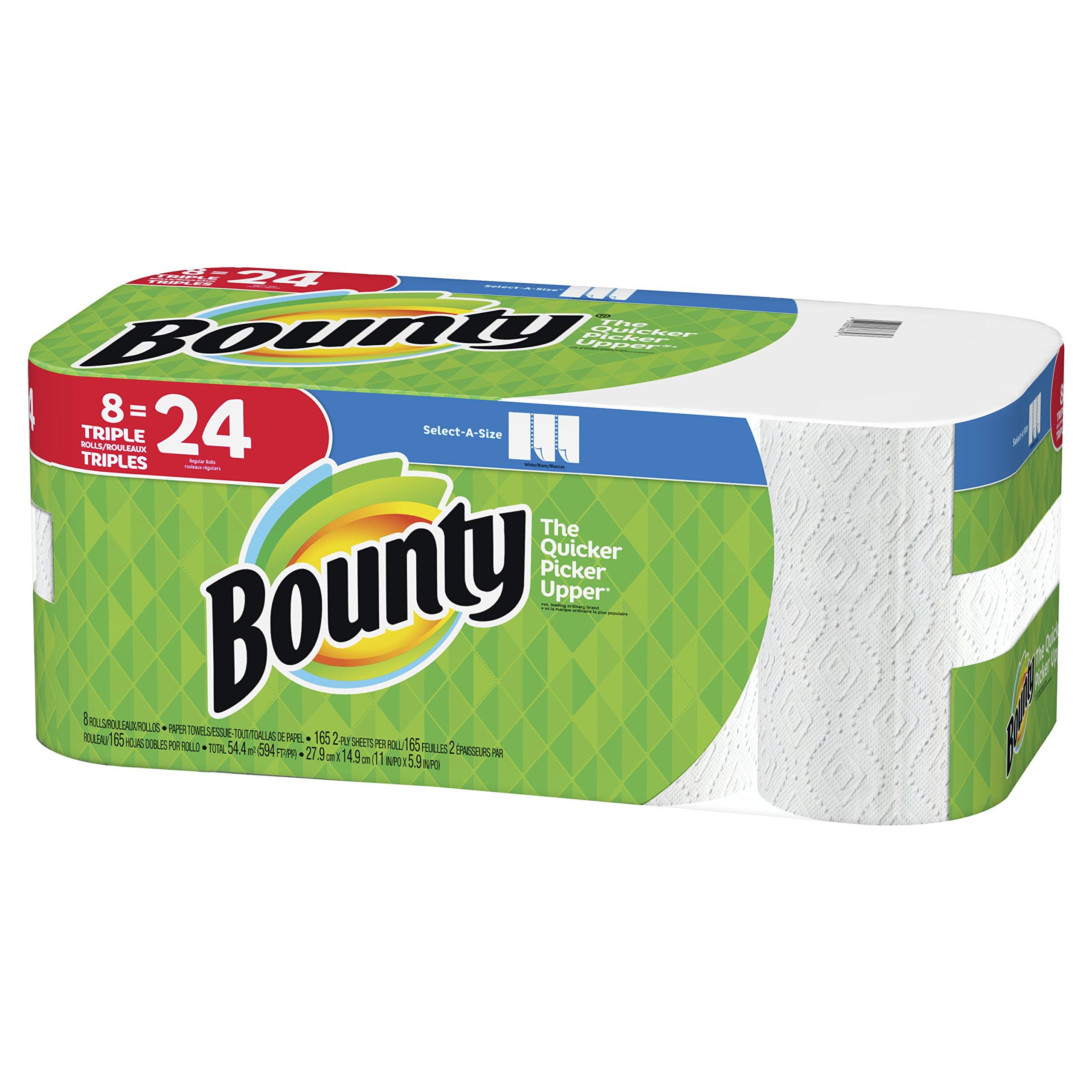 Bounty Paper Towels, Select-A-Size, 8 Triple Rolls - Image 9