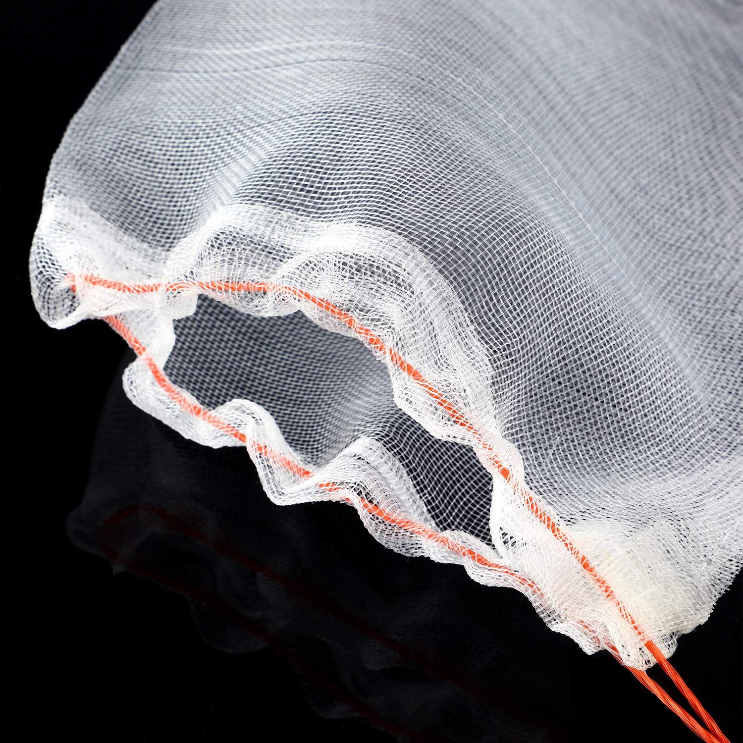 120 Pieces 6 x 10 Inch Fruit Protection Bags, Garden Nylon Mesh Fruit Bag Bird Net Barrier Bag Garden Plant Flower Fruit Protect Bag - Image 4