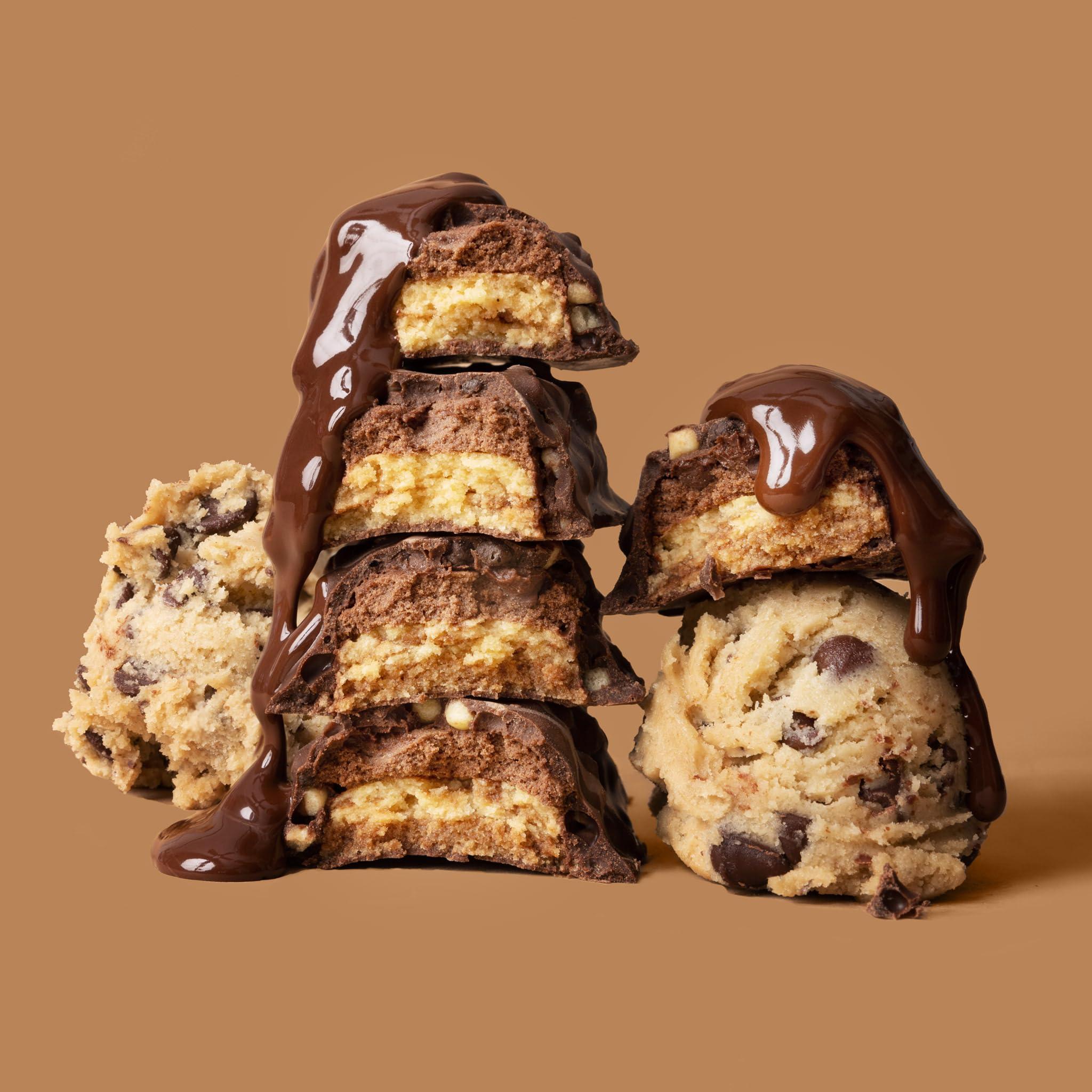 FITCRUNCH Snack Size Protein Bars, World’s Only 6-Layer Baked Bar, Just 3g of Sugar & Soft Cake Core (6 Bars, Chocolate Chip Cookie Dough) - Image 5