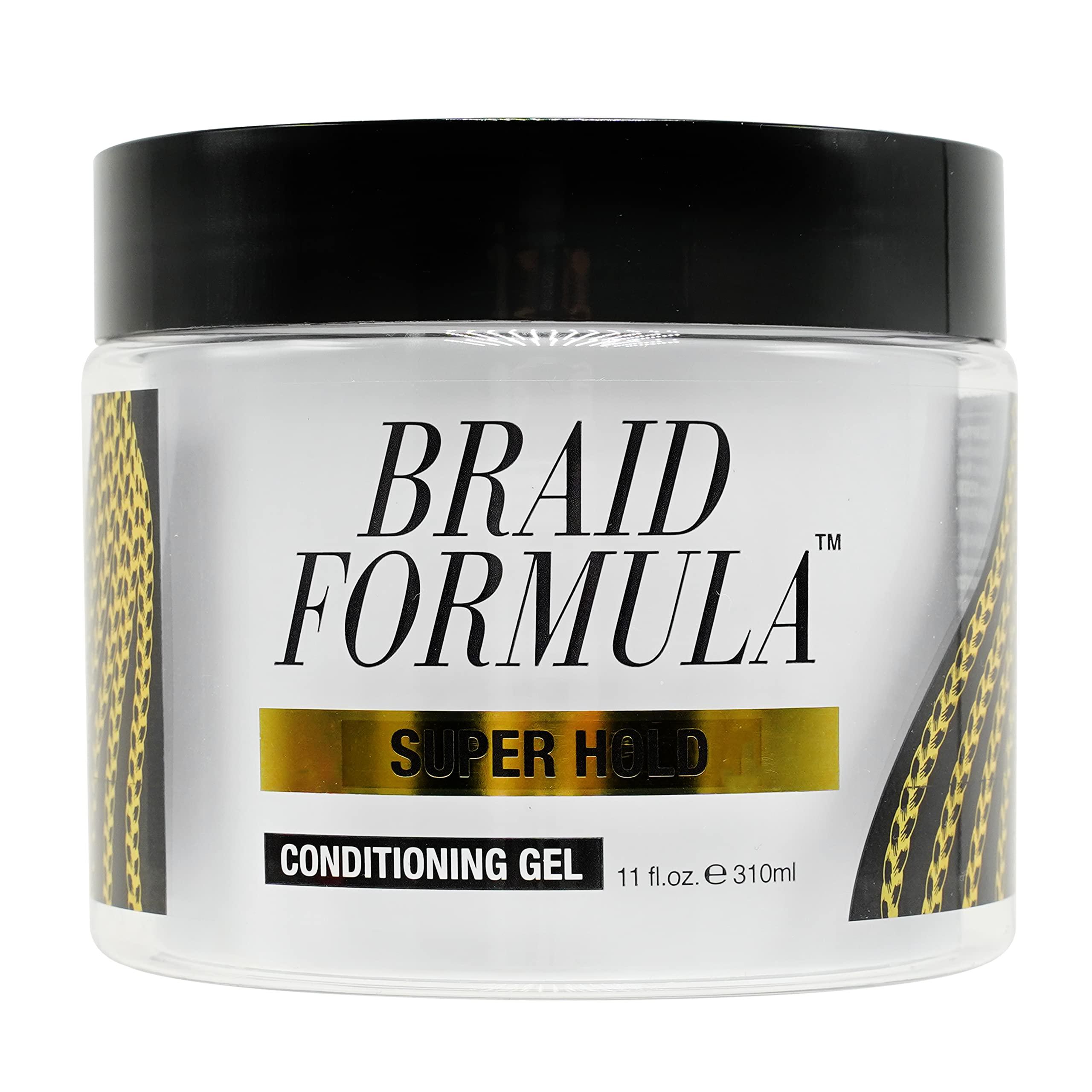 EBIN NEW YORK Braid Formula Conditioning Gel, Super Hold, 11 Oz | Great for Braiding, Twisting, Edges, No Residue, No Flaking, Strong Hold, High Shine, Smoothing with Clean, No Build-up - Image 1
