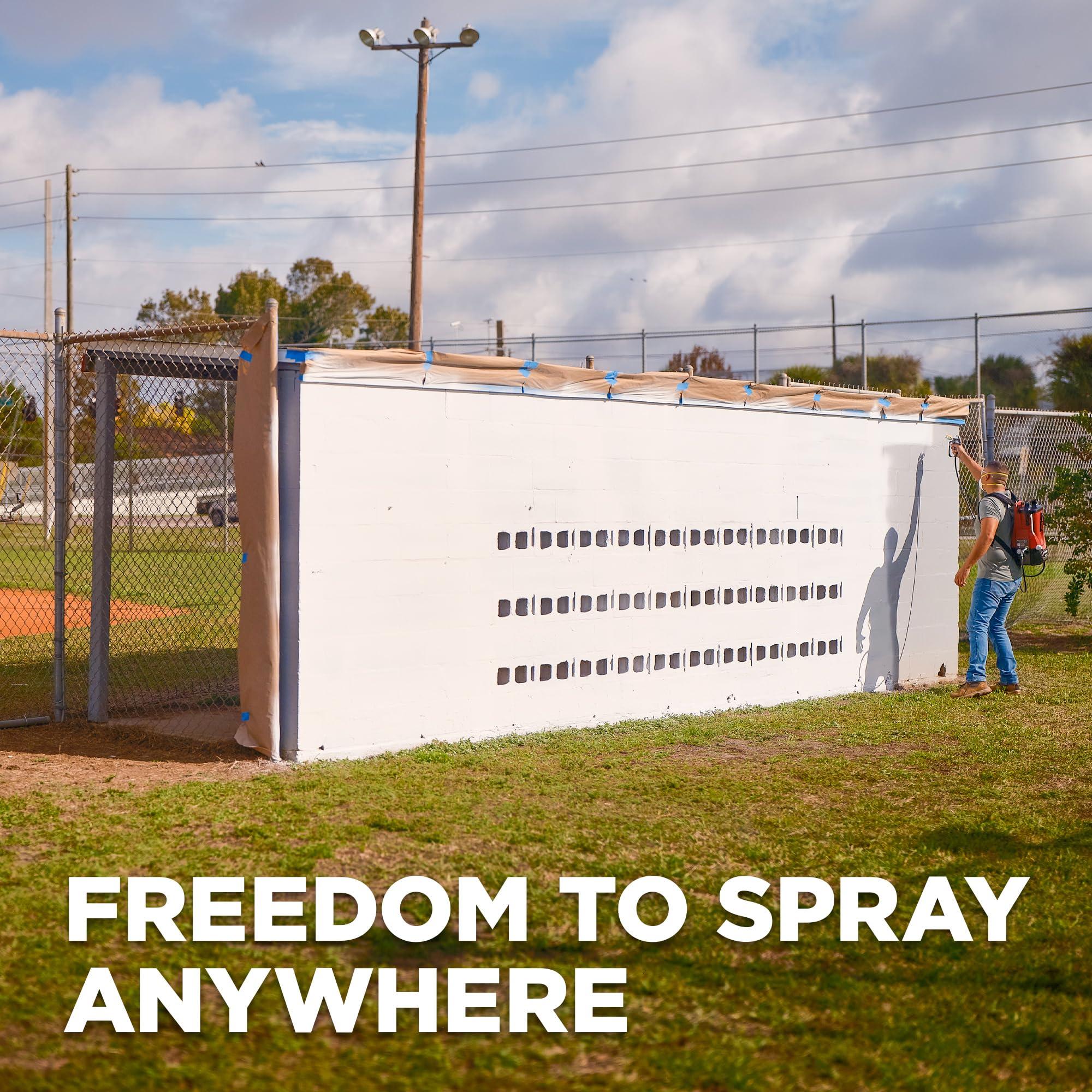 Titan 2441251 ControlMax 1650 18V Cordless High Efficiency Airless Paint Sprayer, HEA Technology Decrease Overspray by up to 55%, Cordless Allows You to go Anywhere - Image 13
