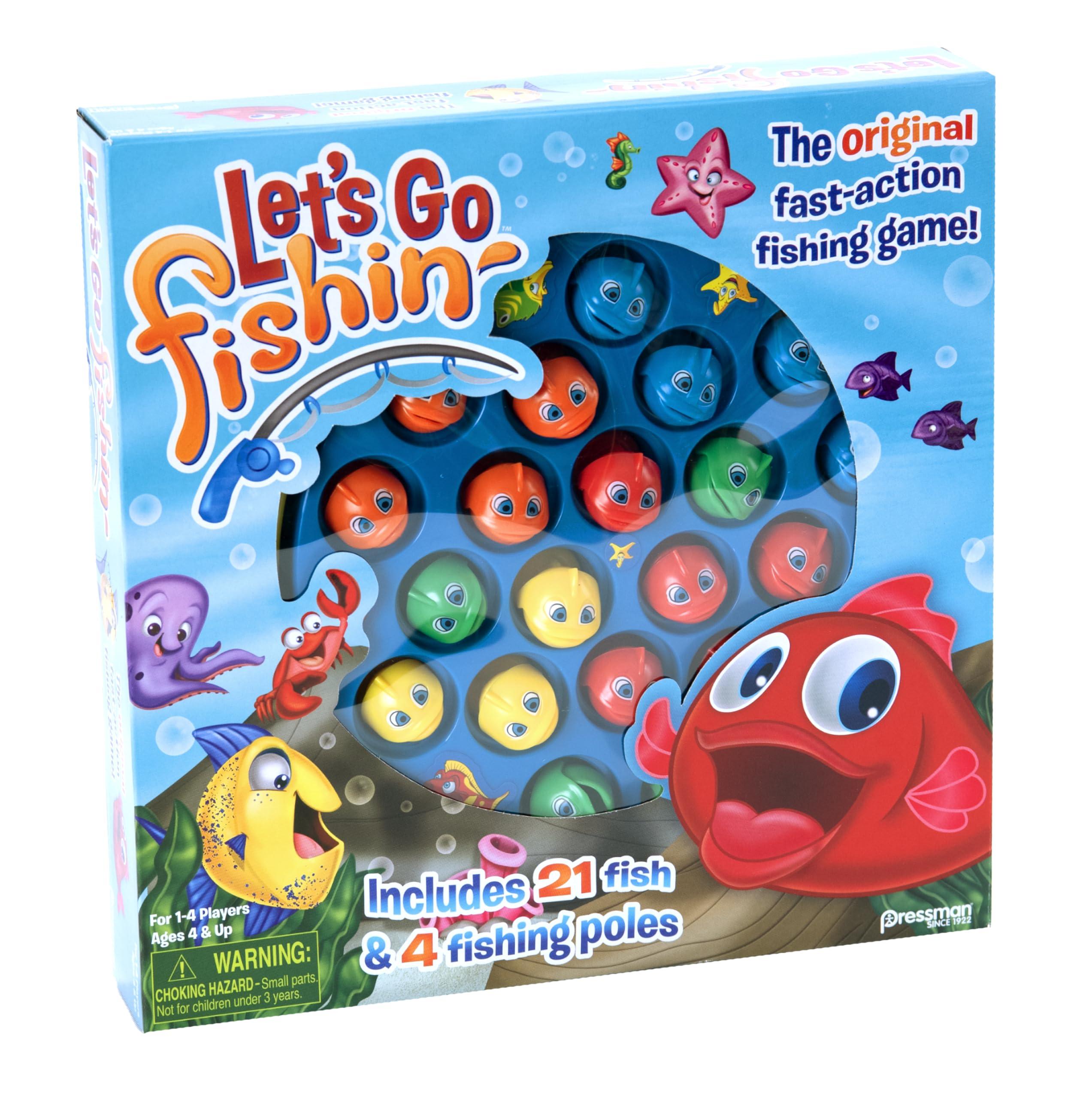Let's Go Fishin' Game by Pressman - The Original Fast-Action Fishing Game!, 1-4 players - Image 5