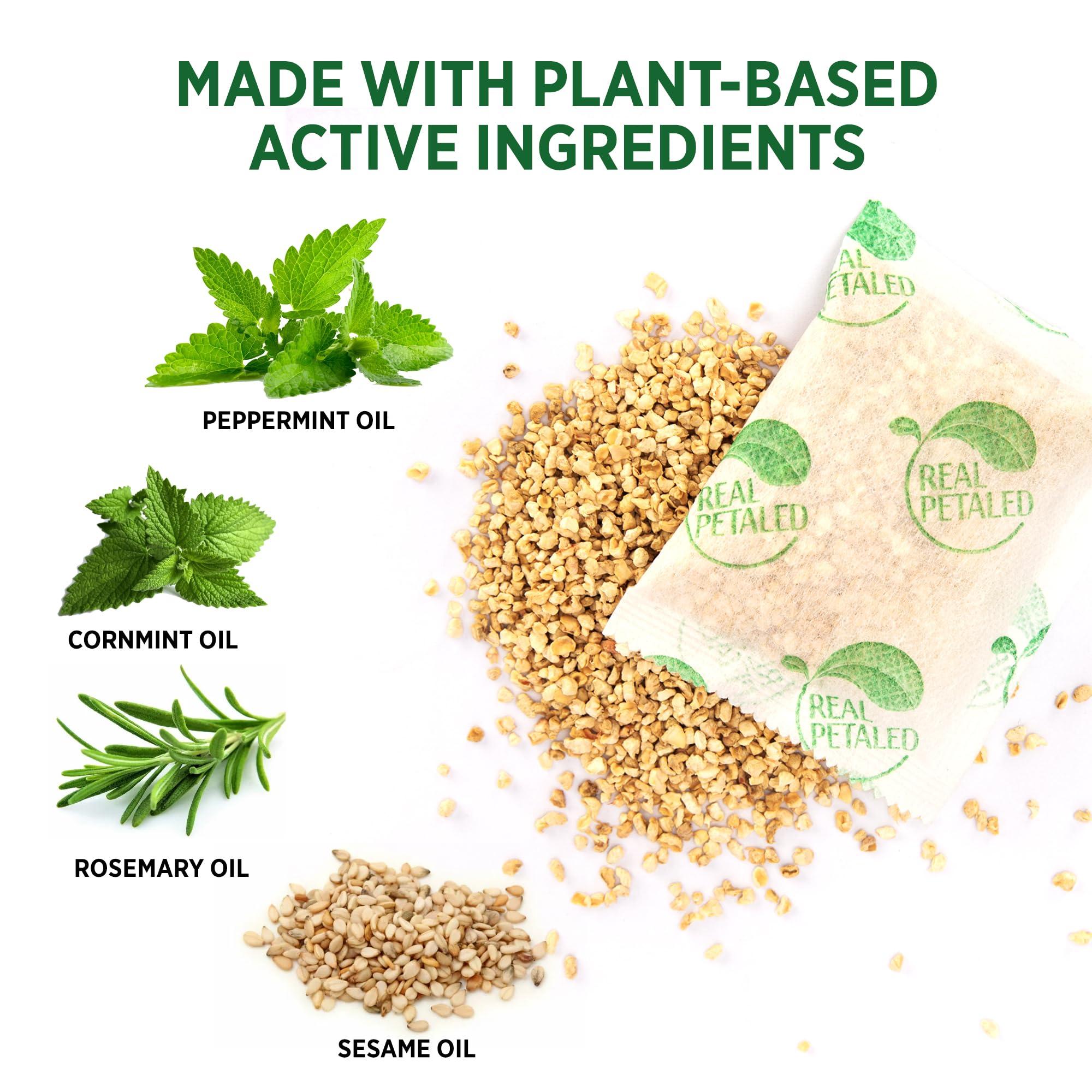 REALPETALED Natural Rodent Repellent Pouches - Peppermint Oil Mouse and Rat Repellent - Indoor and Outdoor Protection for Home, Basement, Garage, Attic, and Storage - 10 Pouches - Image 3