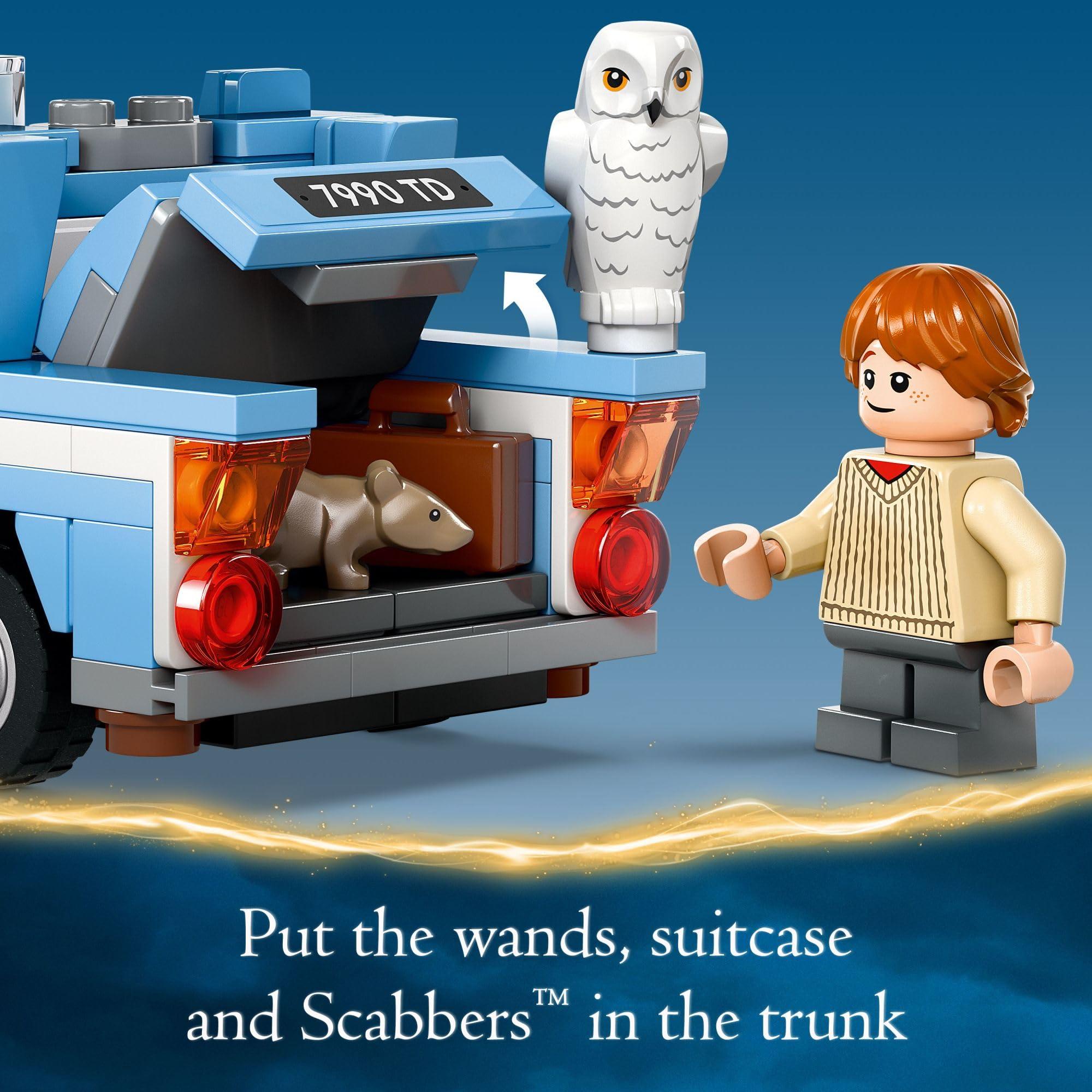 LEGO Harry Potter Flying Ford Anglia, Buildable Car Toy with 2 Minifigures for Role Play, Fantasy Playset for Kids, Harry Potter Car, Gift for Boys, Girls and Any Fan Ages 7 and Up, 76424 - Image 5