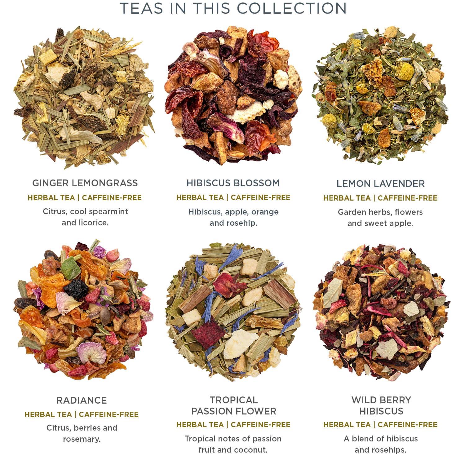 Tea Forte Demoiselle Premium Pyramid Tea Gift Set Sampler with Numbered Doors, 12 Count, 1 of each Variety Individually Wrapped Handcrafted Pyramid Infuser Tea Bags - Image 5