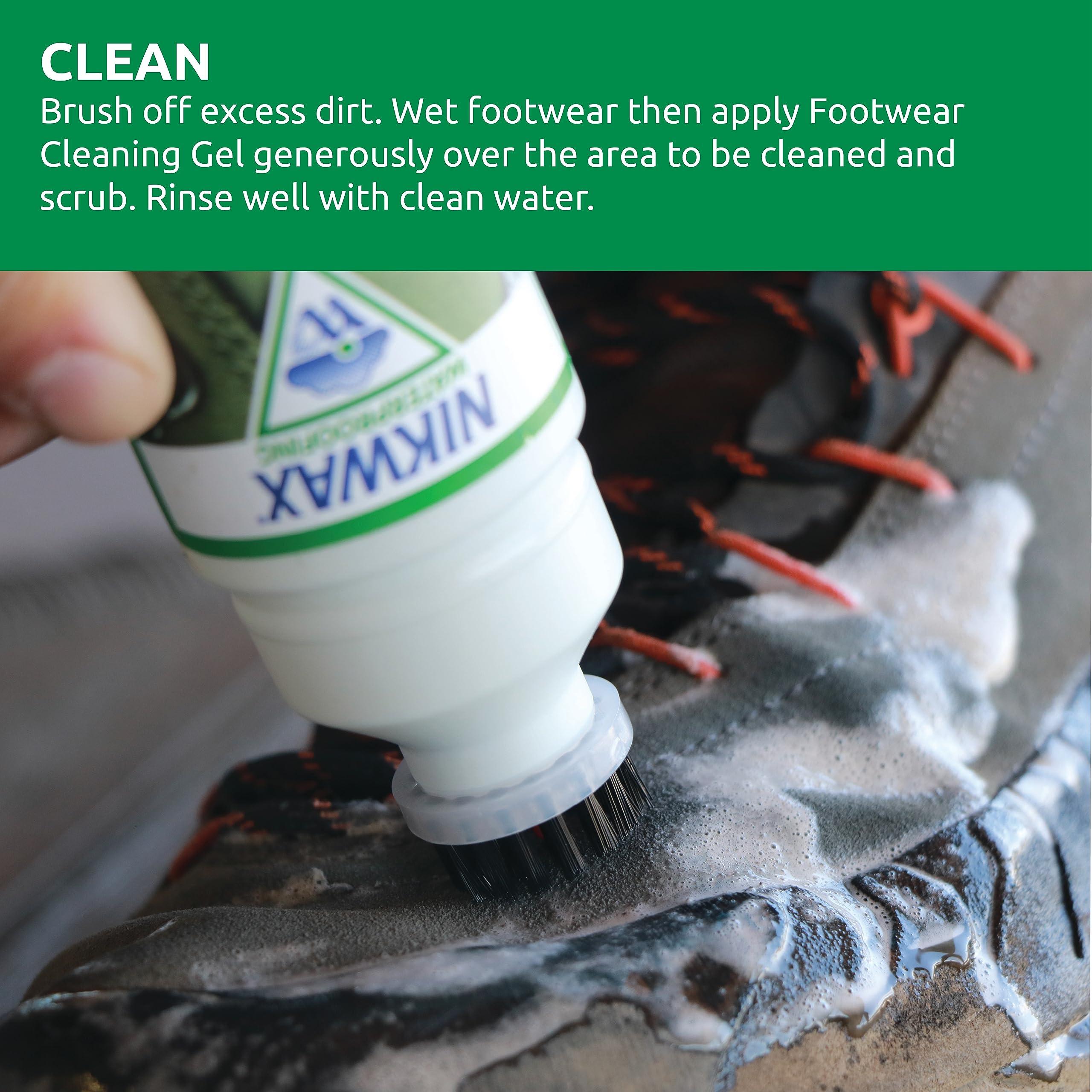 Nikwax Footwear Cleaning Gel, Shoe Care, Boot Cleaner for Suede, Leather, Fabric & Synthetic Materials, Safe for Gore-Tex, Waterproof, DWR - Image 5