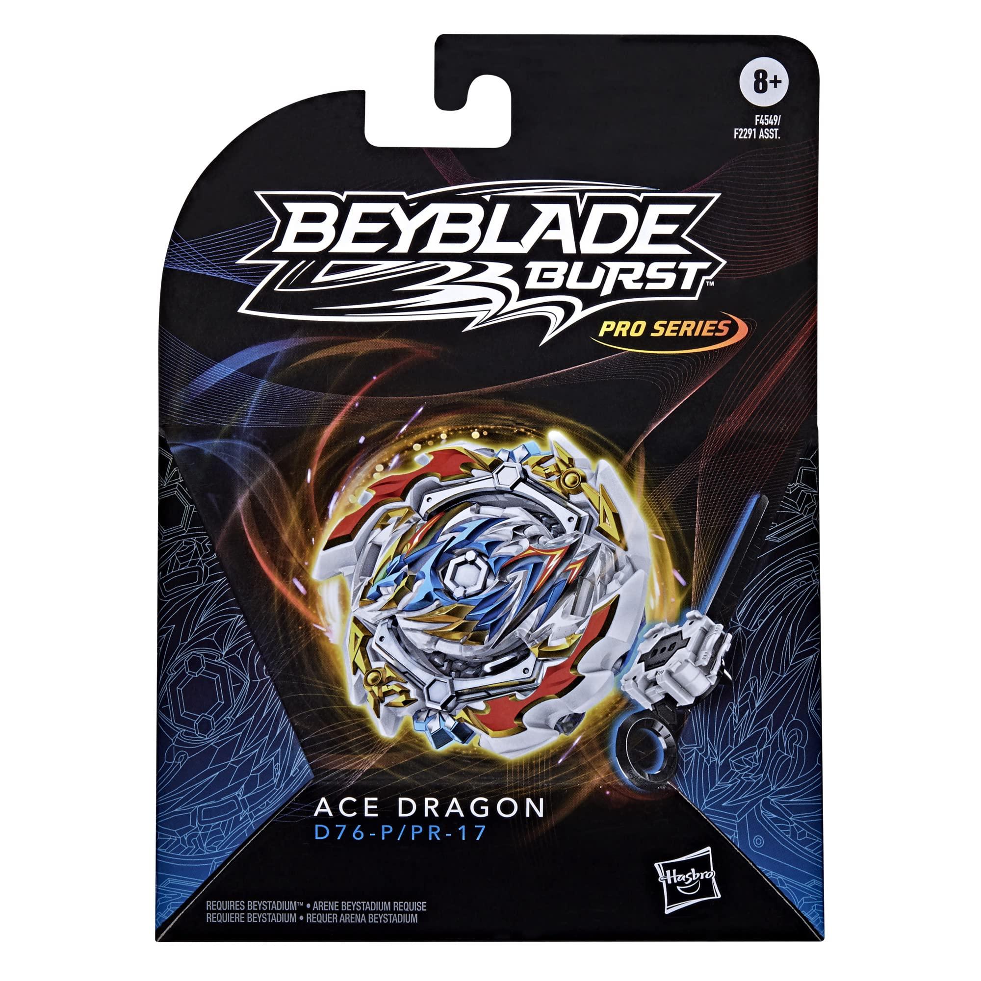 Beyblade Burst Pro Series Ace Dragon Spinning Top Starter Pack - Attack Type Battling Game Top with Launcher Toy - Image 4