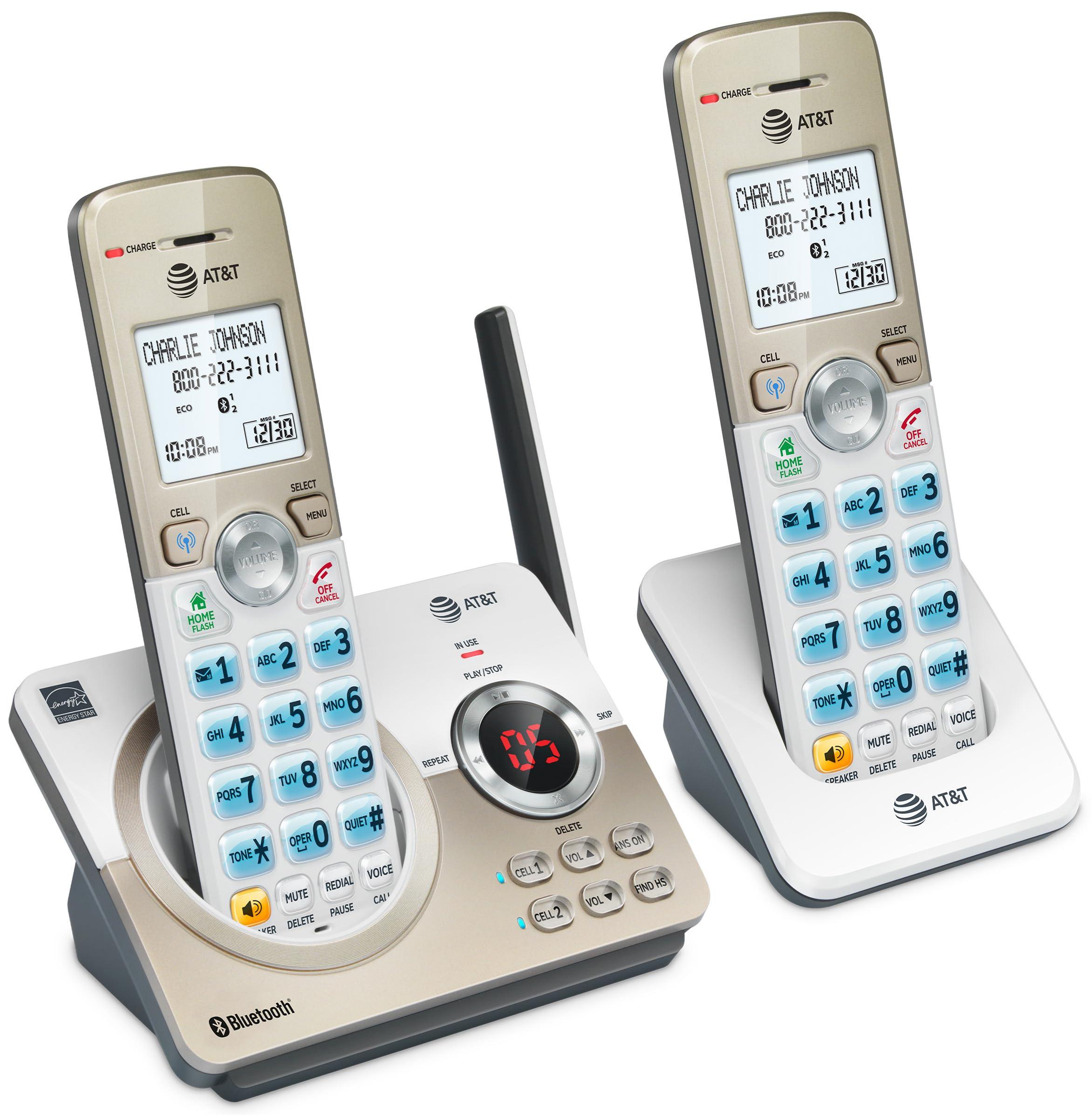 AT&T DL72219 DECT 6.0 2-Handset Cordless Phone for Home with Connect to Cell, Call Blocking, 1.8" Backlit Screen, Big Buttons, intercom, and Unsurpassed Range - Image 11