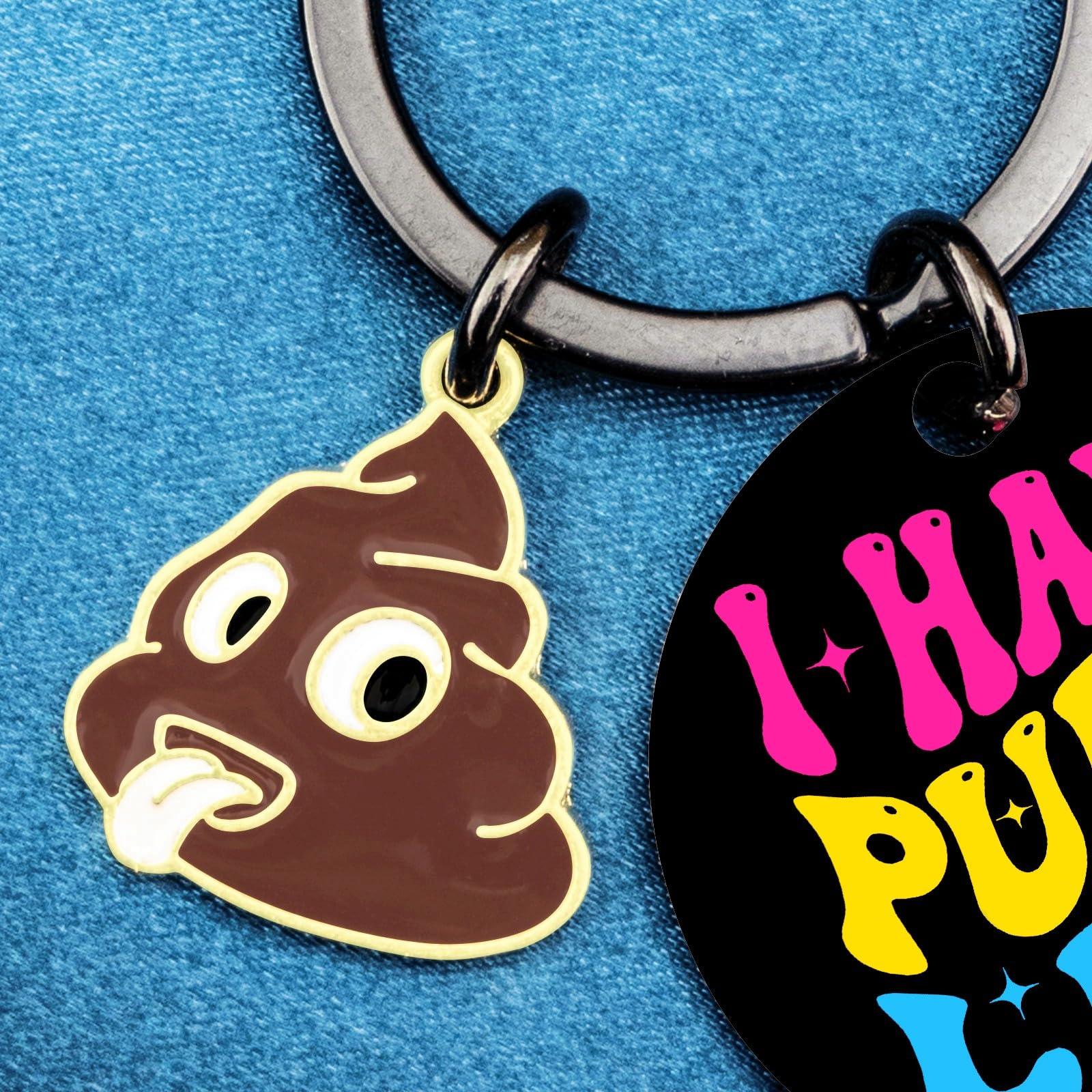 ICHRATI Gag Gifts Funny Adult for Men White Elephant Gifts for Adults Cool Inappropriate Sht Weird Novelty Gift Ideas for Women I Have Pubic Lice Keychains - Image 4